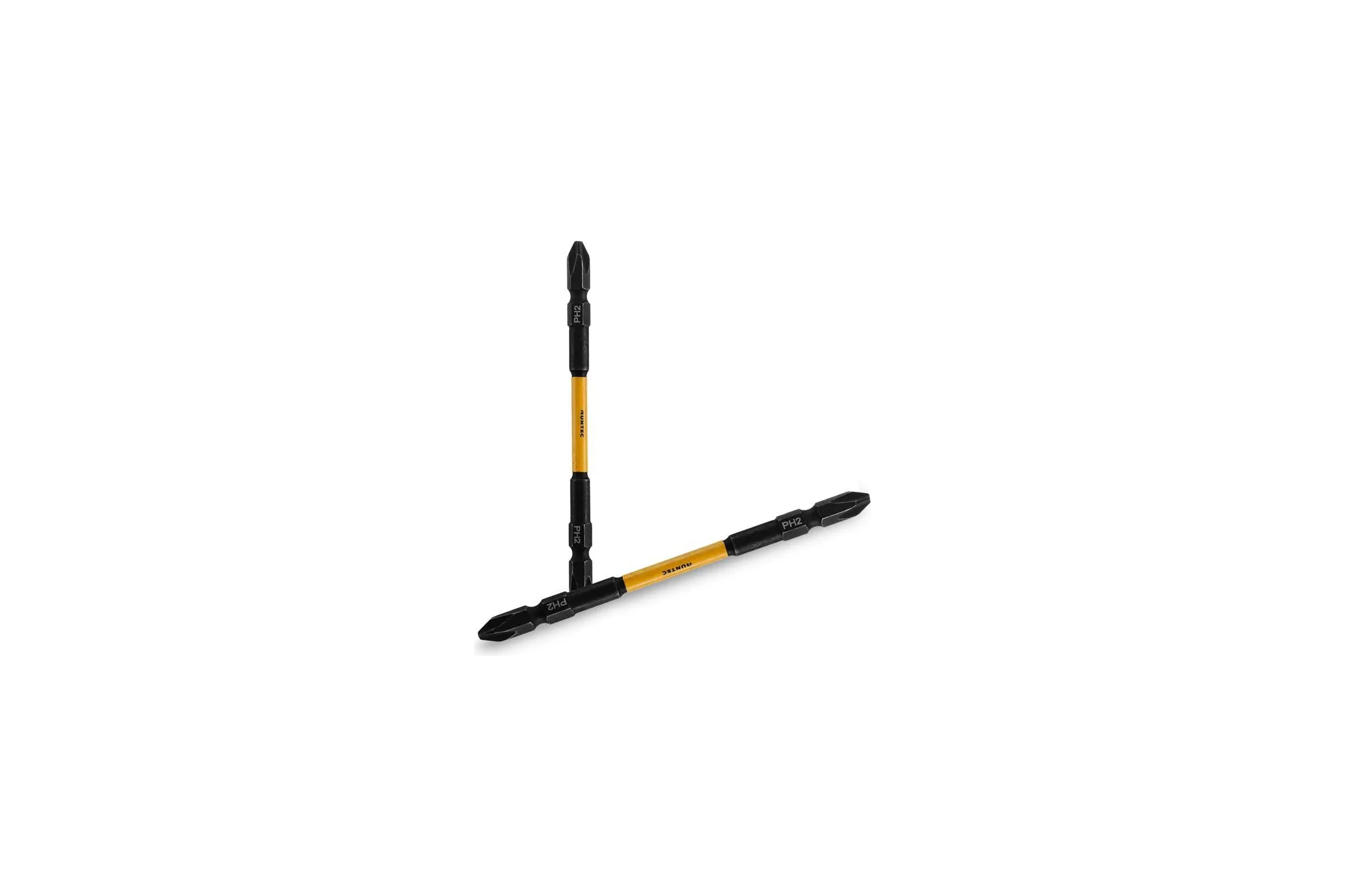 Бита ударная двусторонняя H6.35 110 мм, PH2/PH2, 5  шт Runtec RT-IBD110