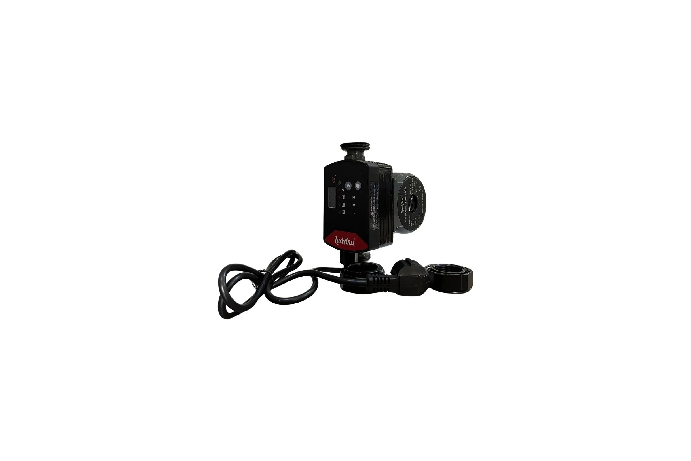 Циркуляционный интеллектуальный насос LadAna Atmos L 25/6-180 (кабель 1 м, евровилка, комплект гаек) 260508005