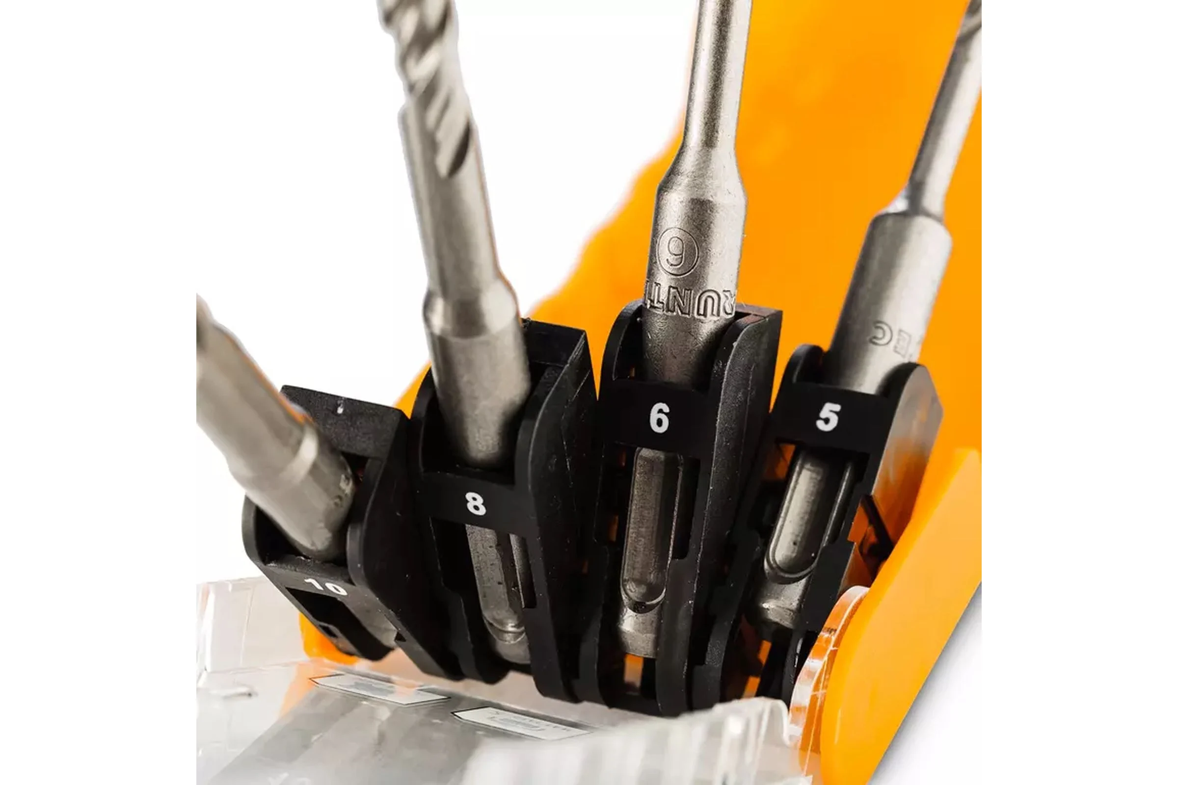 Набор буров SDS-Plus 2 Cutter 5, 6, 8, 10x160 мм, 4 шт RUNTEC RT-RD2XN160