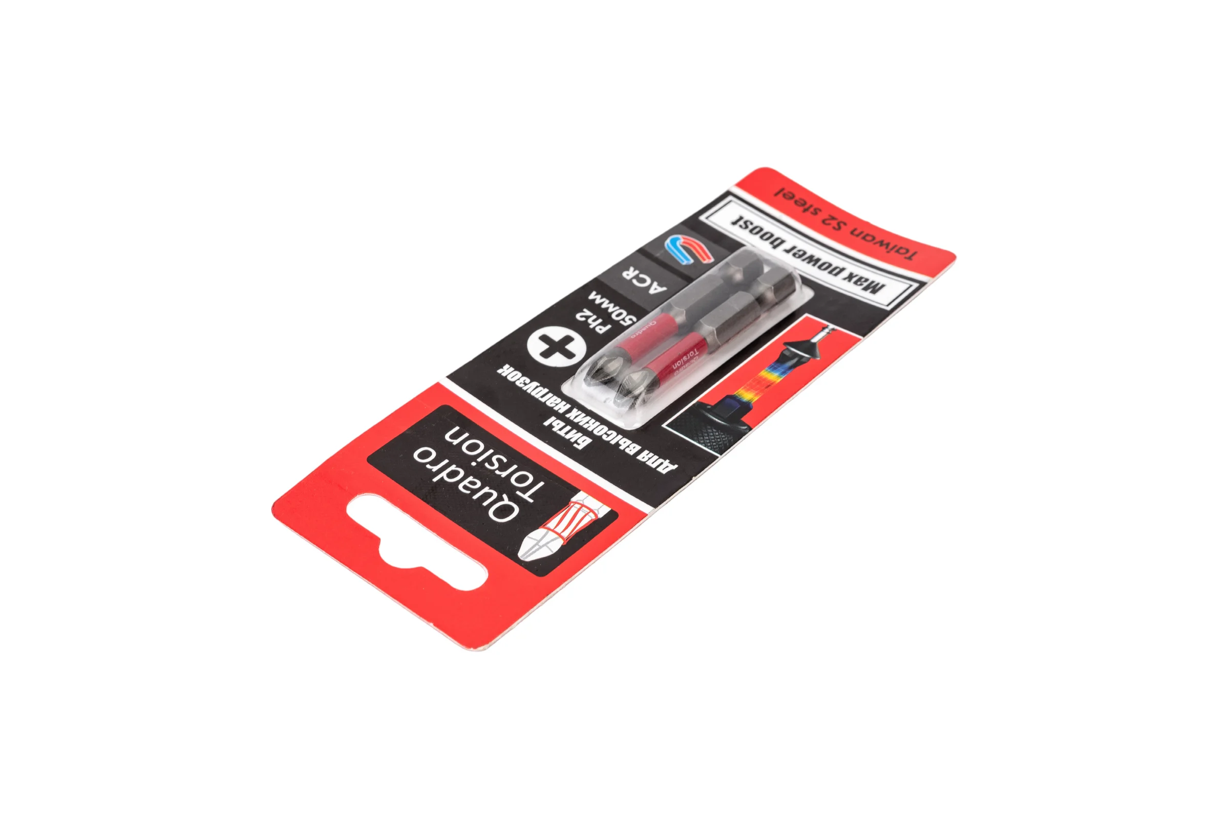 Бита (2 шт; PH2; 50 мм; 1/4) Quadro Torsion 410250-2