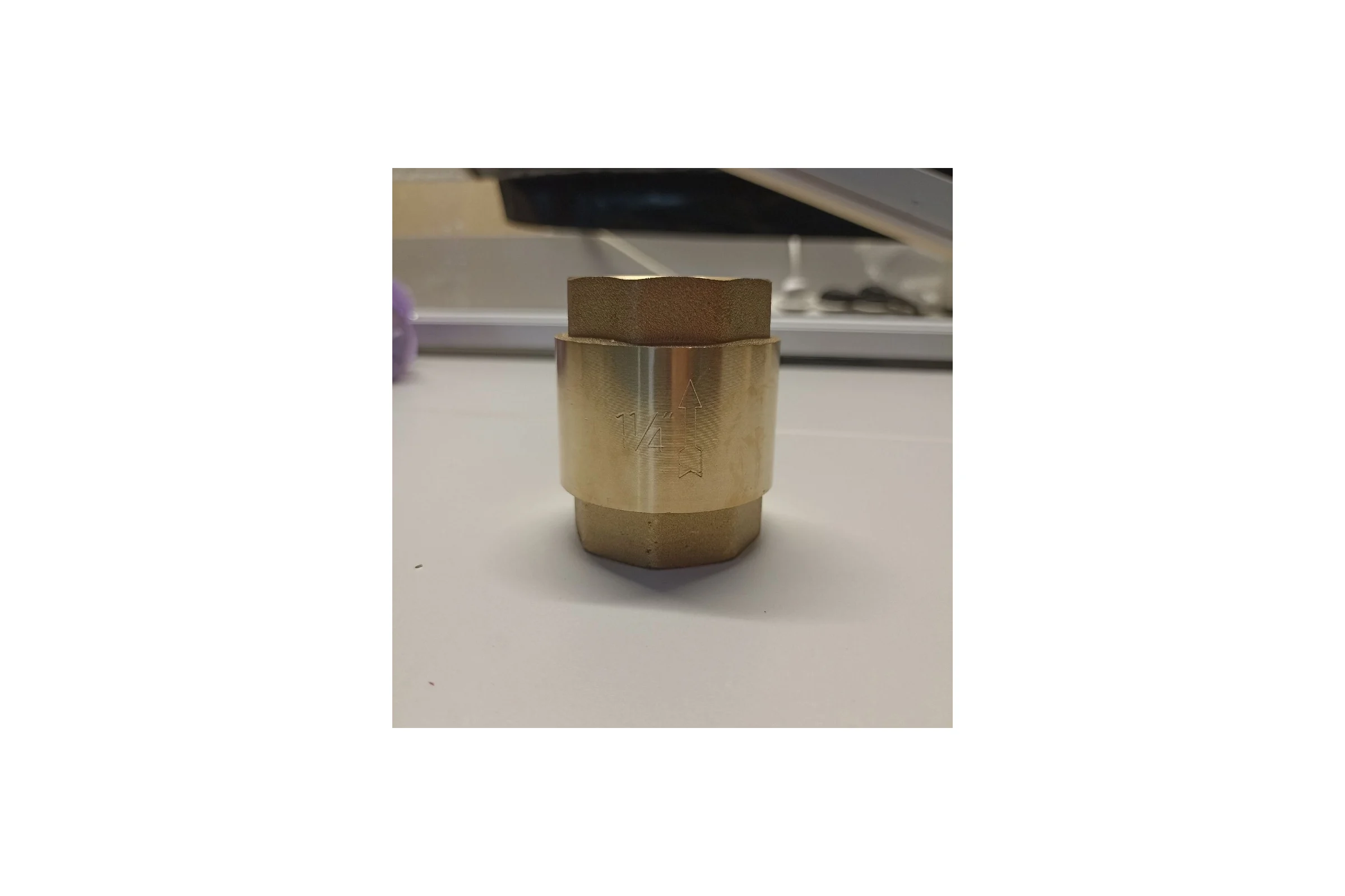 Клапан обратный PROFLINE 1 1/4", пластиковый сердечник УТ-00041577