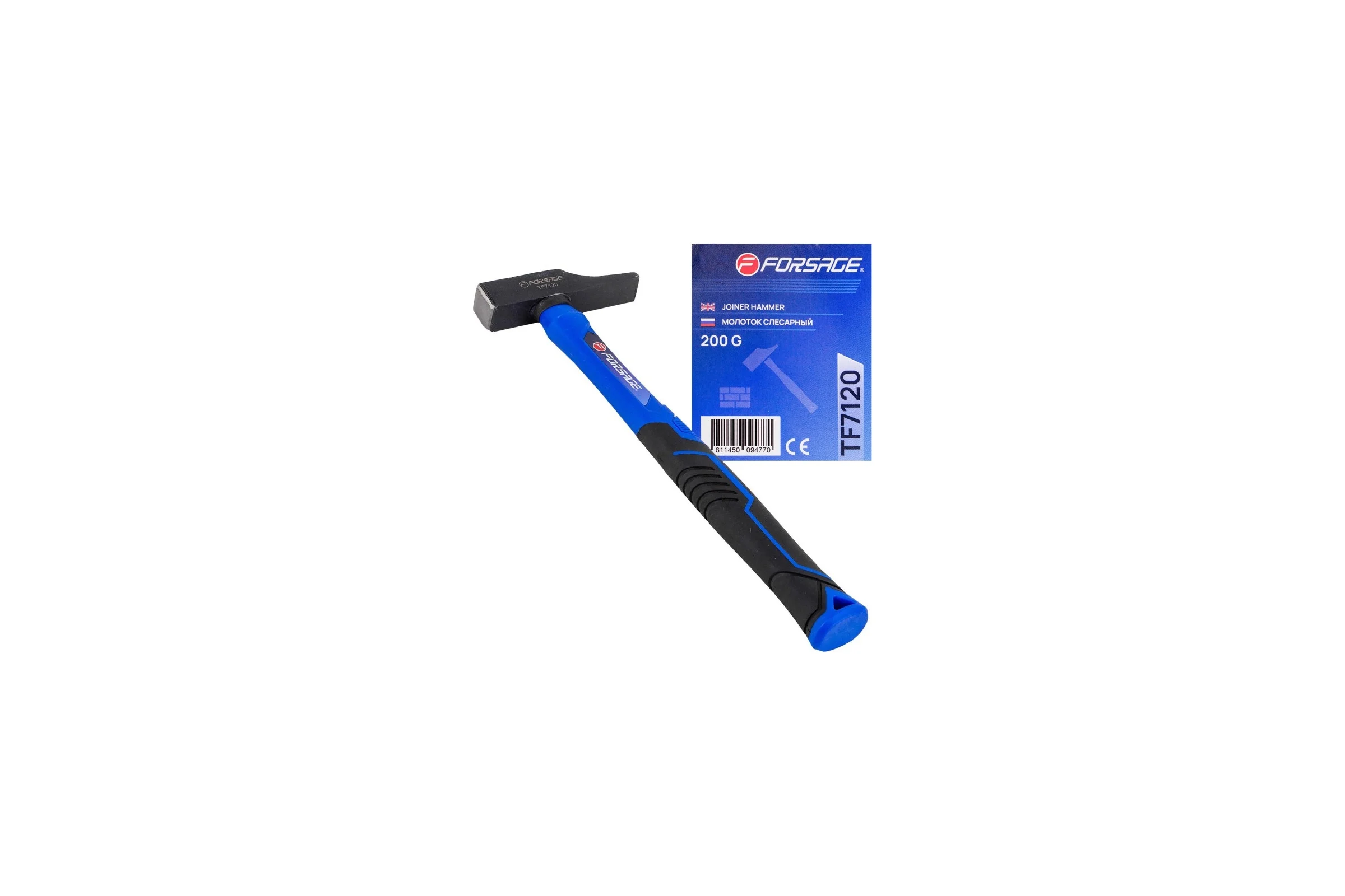 Молоток слесарный Forsage 200г F-TF7120(58362)