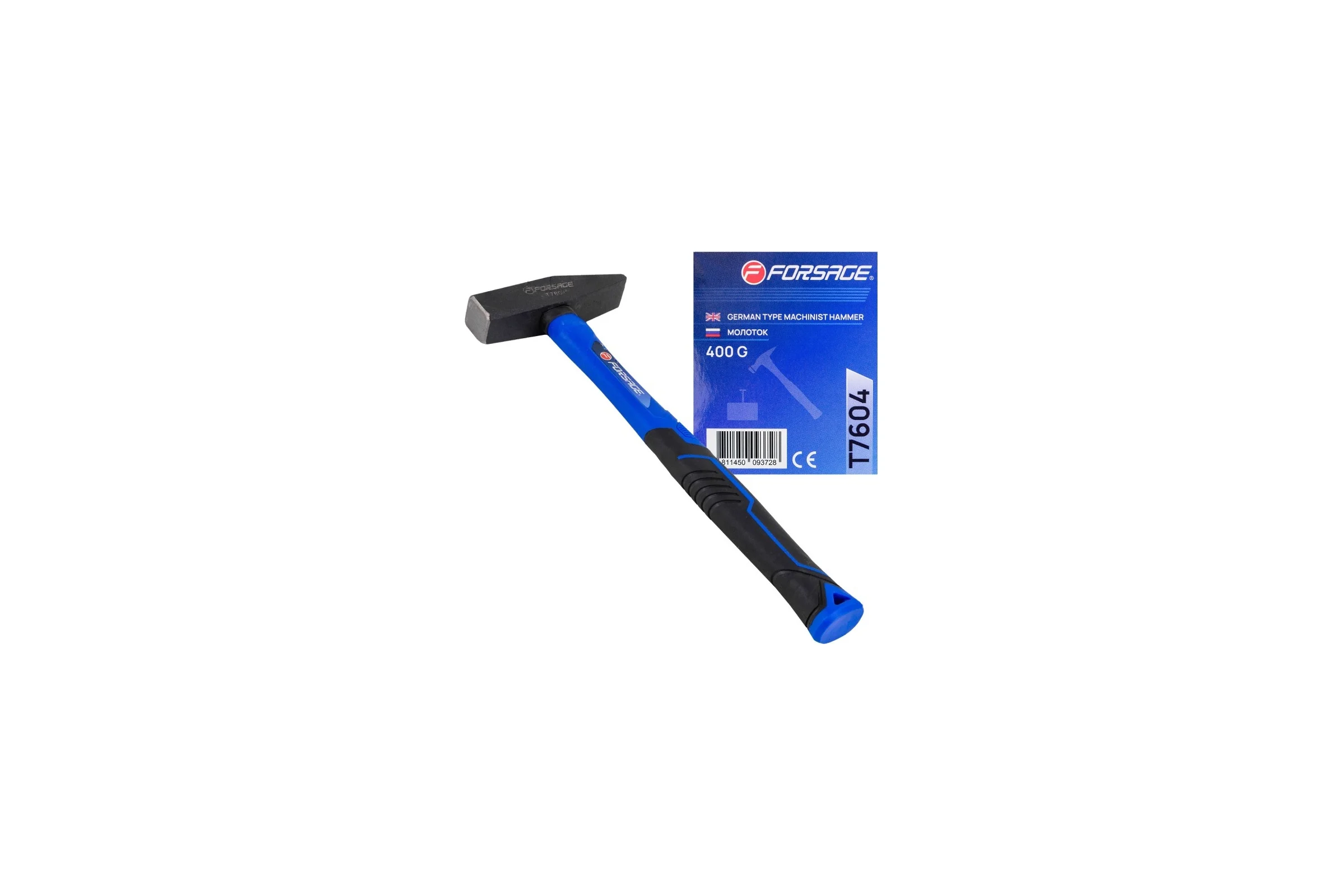 Молоток слесарный Forsage 400г F-T7604(58354)