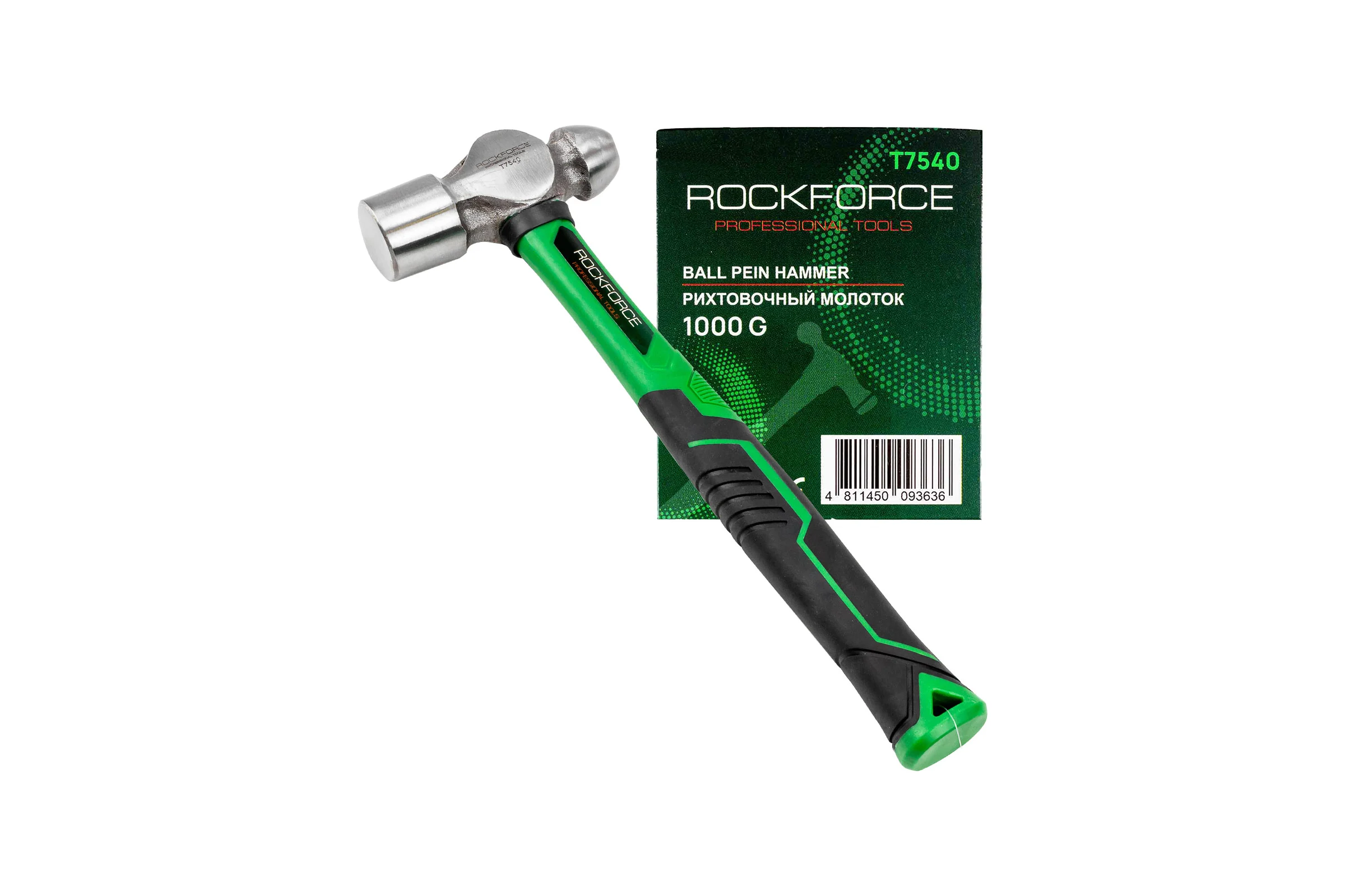 Молоток рихтовочный Rockforce 1000гр RF-T7540(58475)