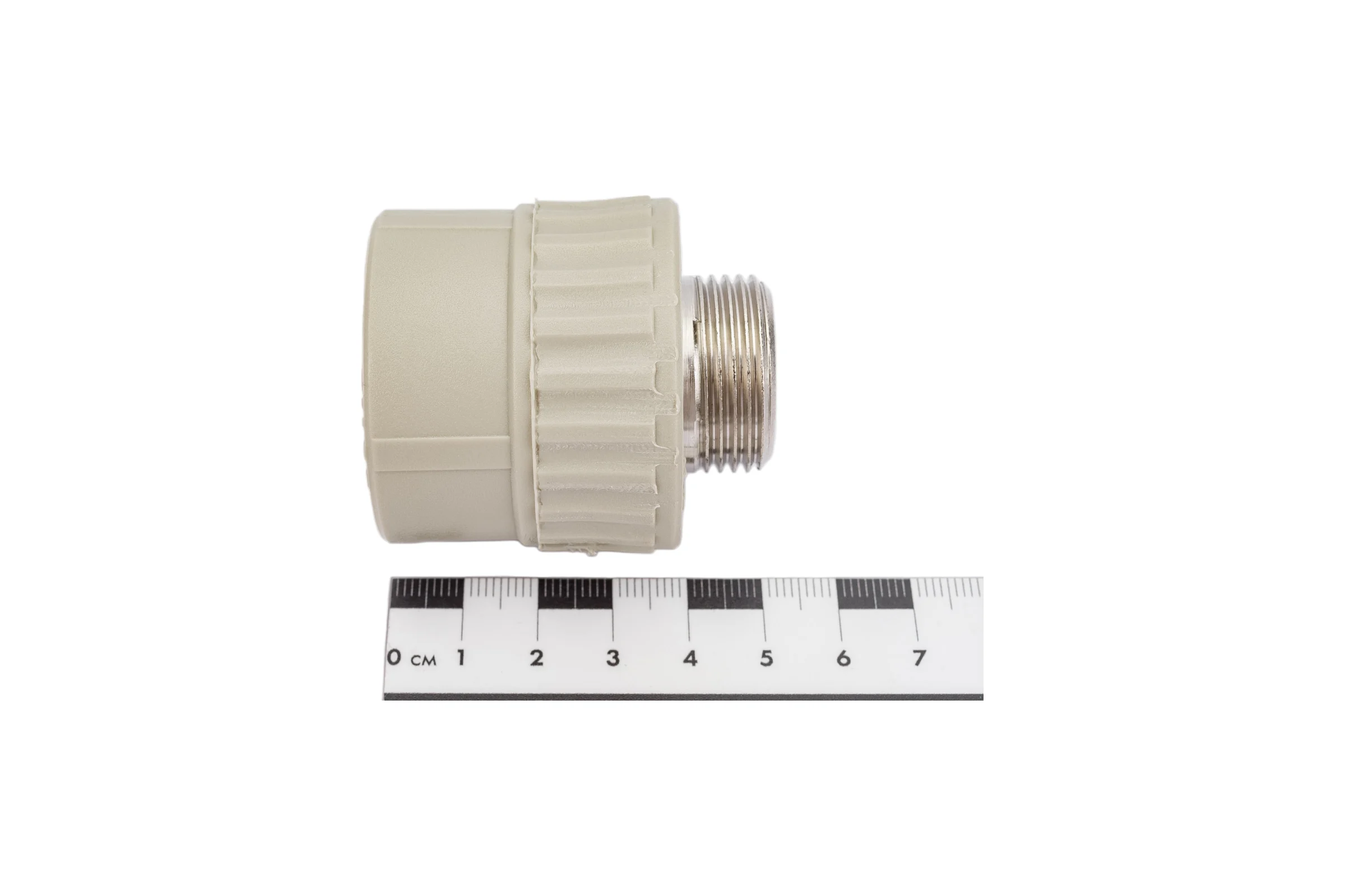 Муфта комбинированная с наружной резьбой VALFEX PP-R серая, 32 мм х3/4" 10130132Г 127-0363