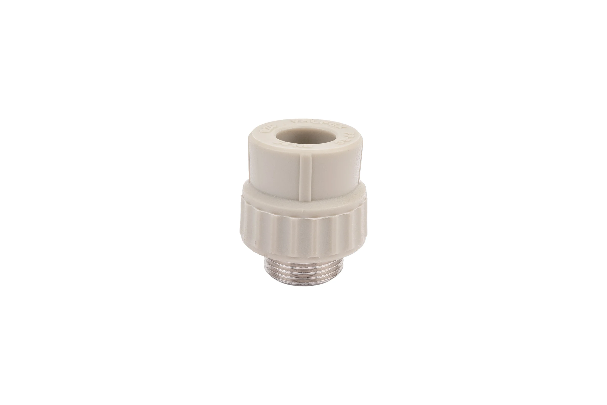 Муфта комбинированная с наружной резьбой VALFEX PP-R серая, 20 мм х3/4" 10130120Г 127-0360