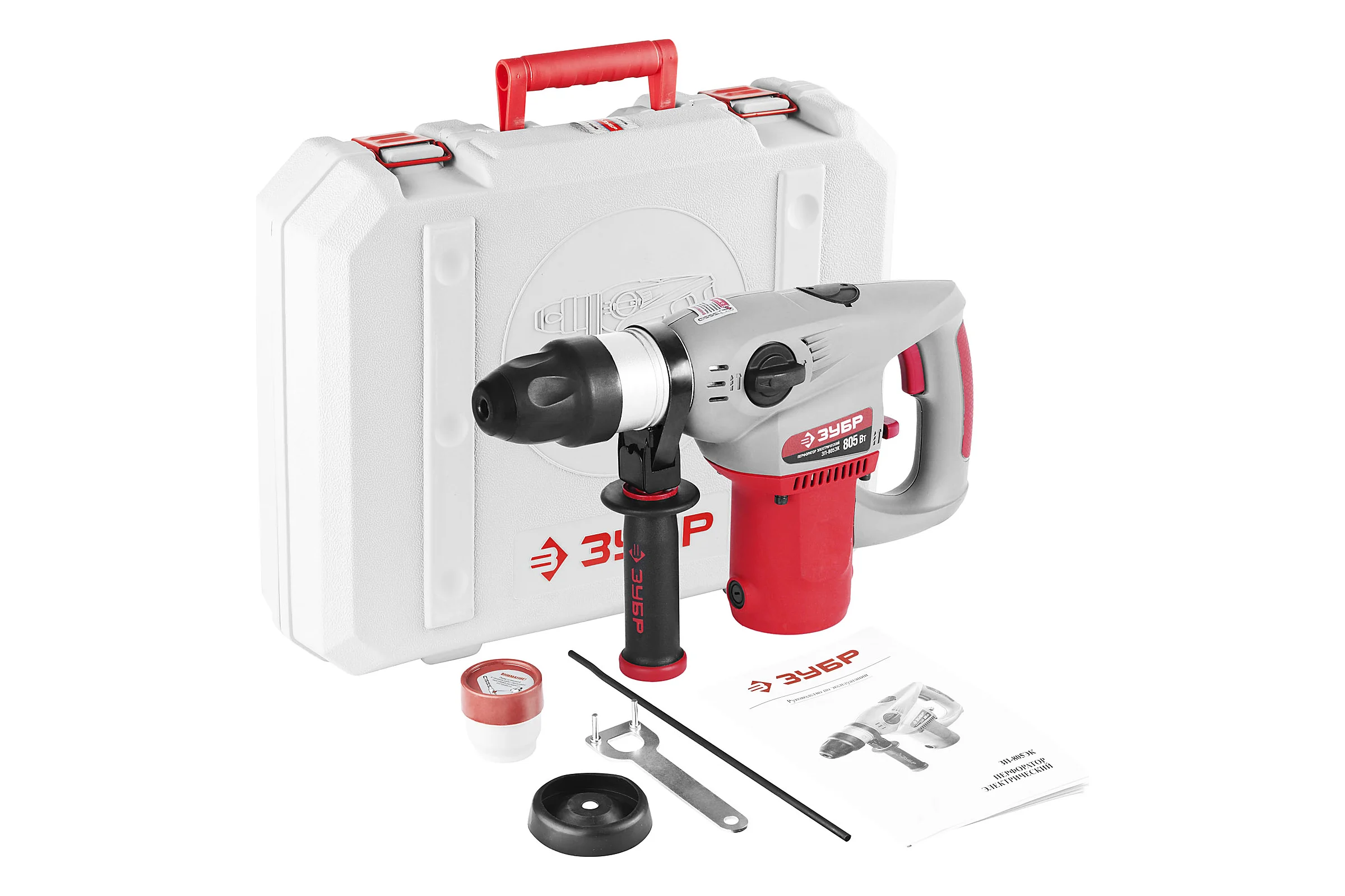 Перфоратор ЗУБР SDS-Plus, 805 Вт ЗП-805ЭК