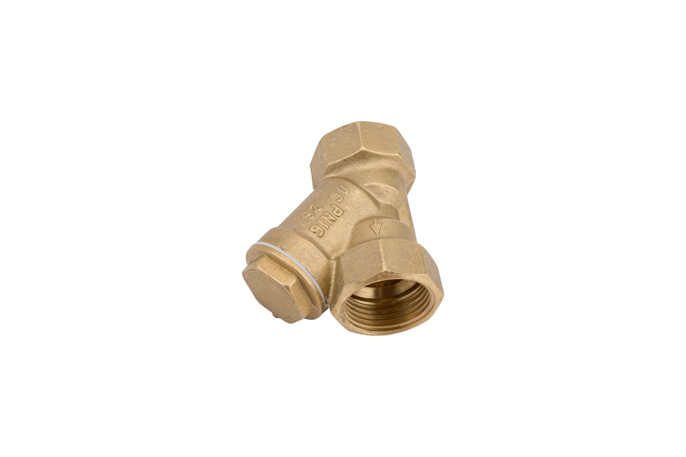 Латунный Y-образный фильтр VALFEX 46Б5фт1 Ду25 Ру25 м/м VF.192.L00.100 036-1226