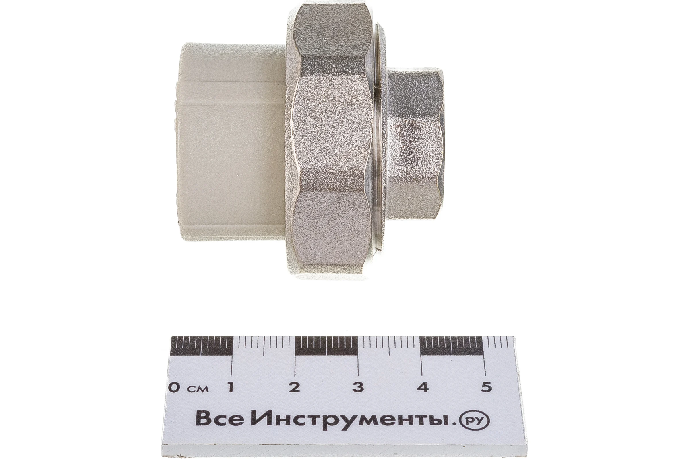 Муфта комбинированная разъемная с внутренней резьбой VALFEX PP-R серая, 25 мм х1/2" 10155115Г 127-0333