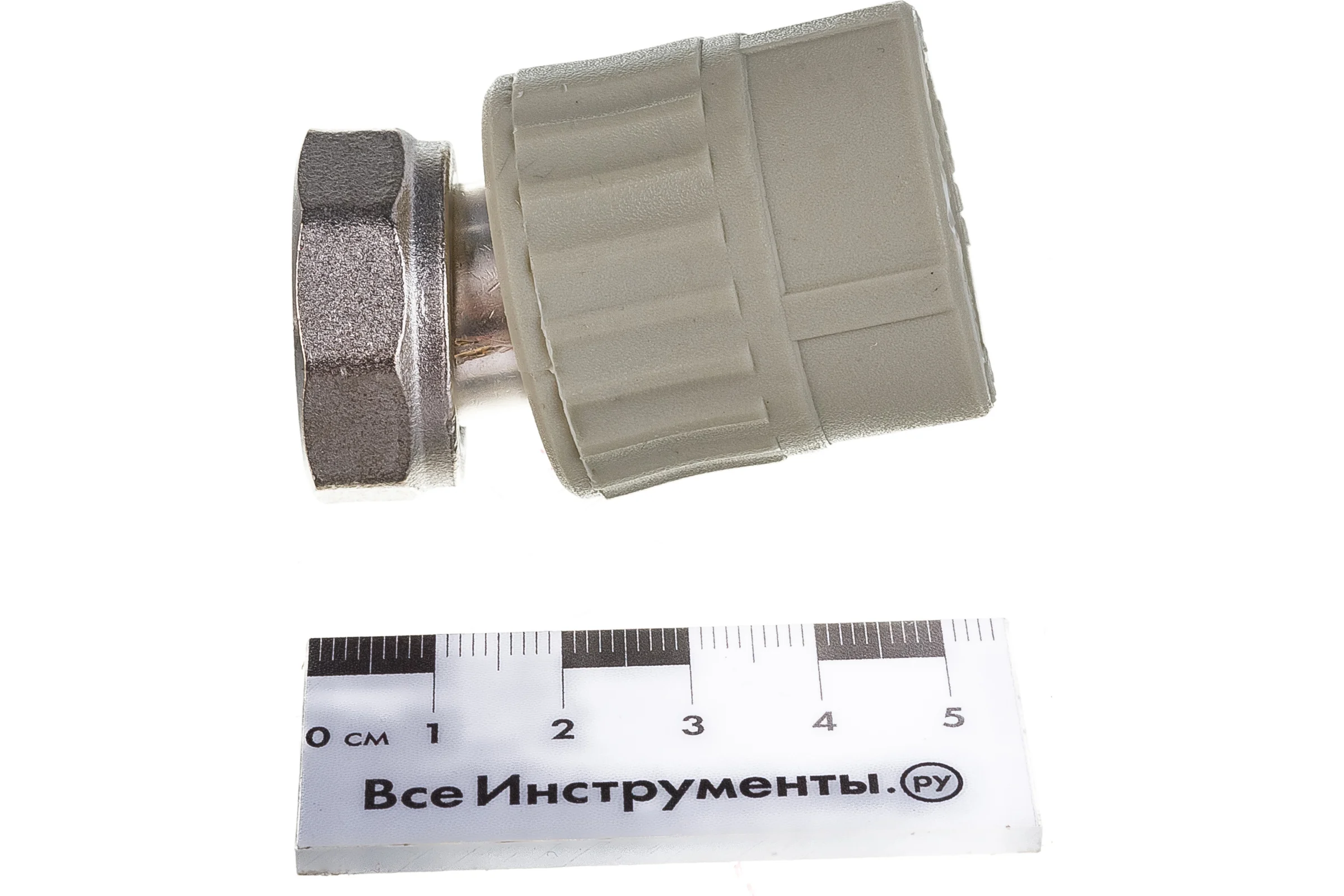 Муфта комбинированная с накидной гайкой VALFEX PP-R серая, 25 мм х3/4" 10139025Г 127-0378