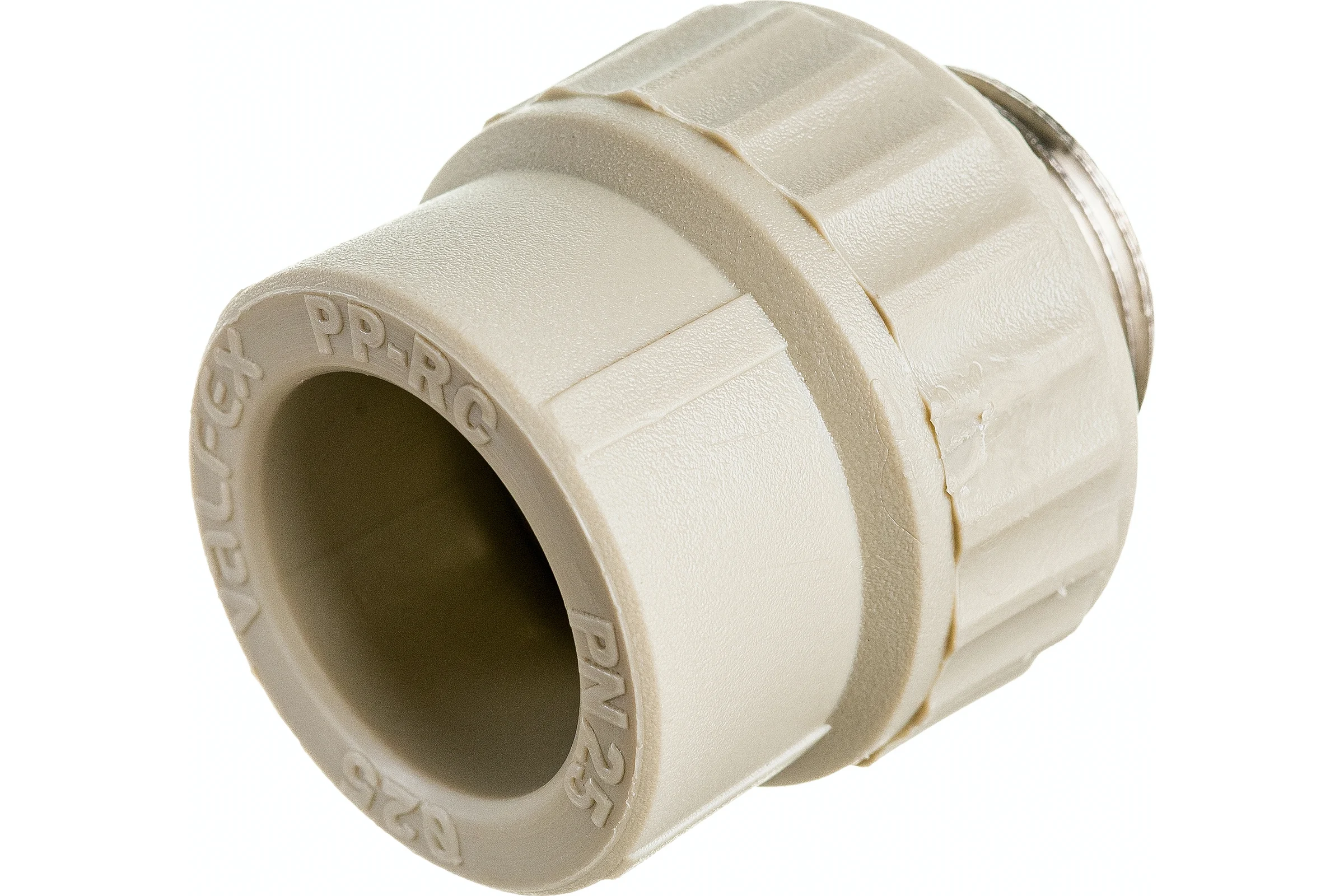 Муфта комбинированная с наружной резьбой VALFEX PP-R серая, 25 мм х3/4" 10130025Г 127-0362