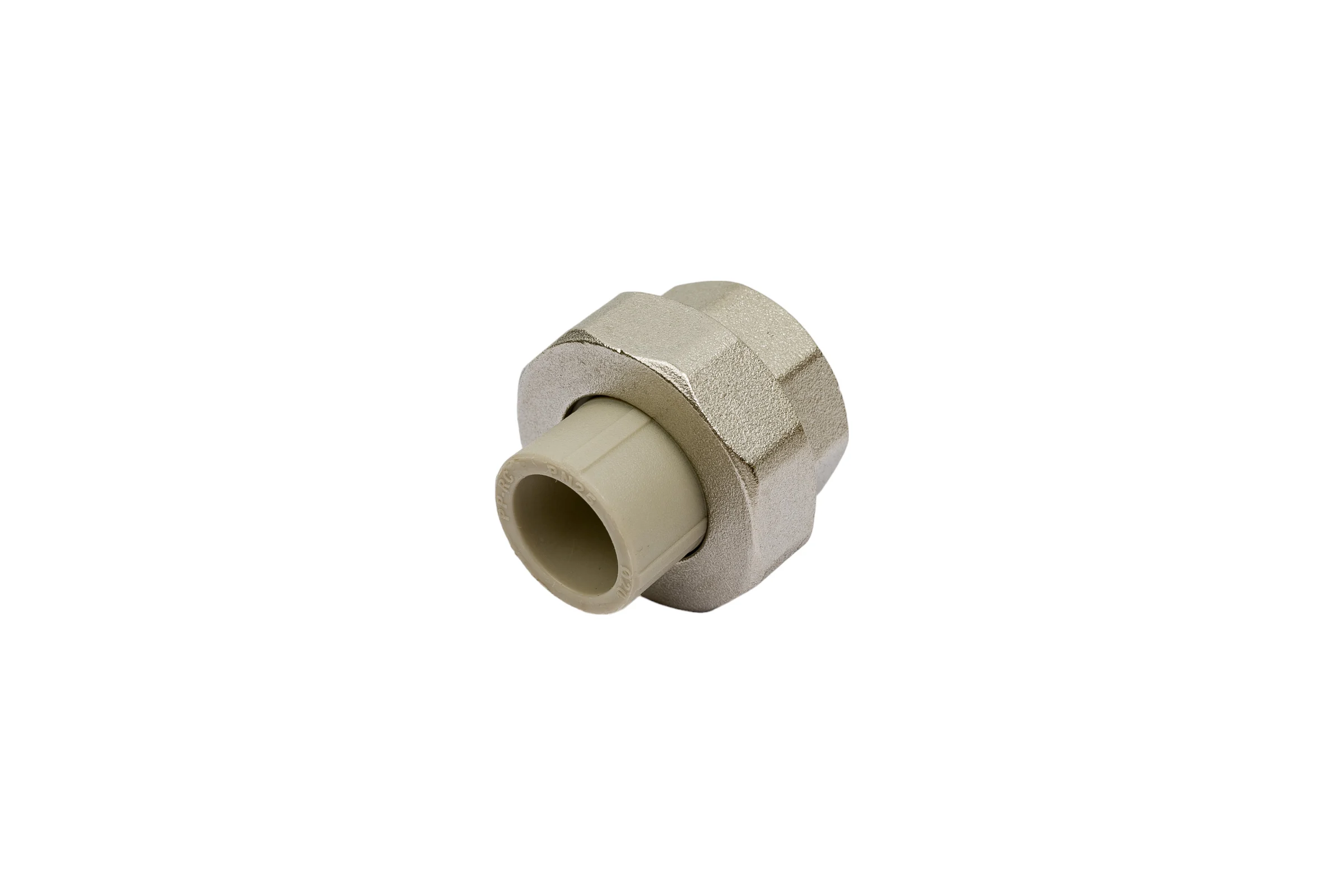 Муфта комбинированная разъемная с внутренней резьбой VALFEX PP-R серая, 20 мм х1" 10155125Г 127-0332