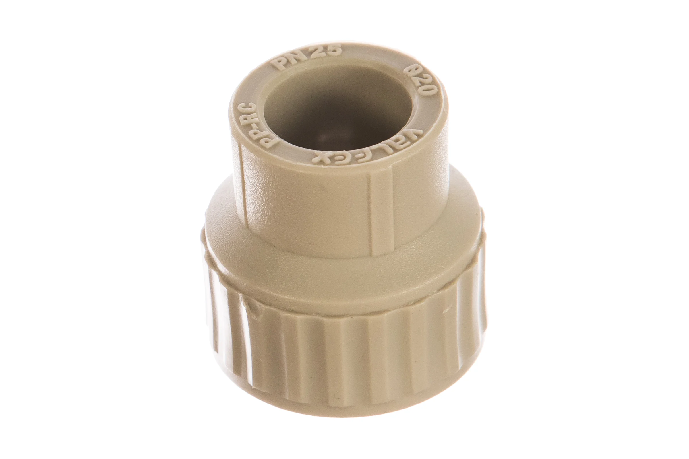 Муфта комбинированная с внутренней резьбой VALFEX PP-R серая, 20 мм х1/2" 10129020Г 127-0353