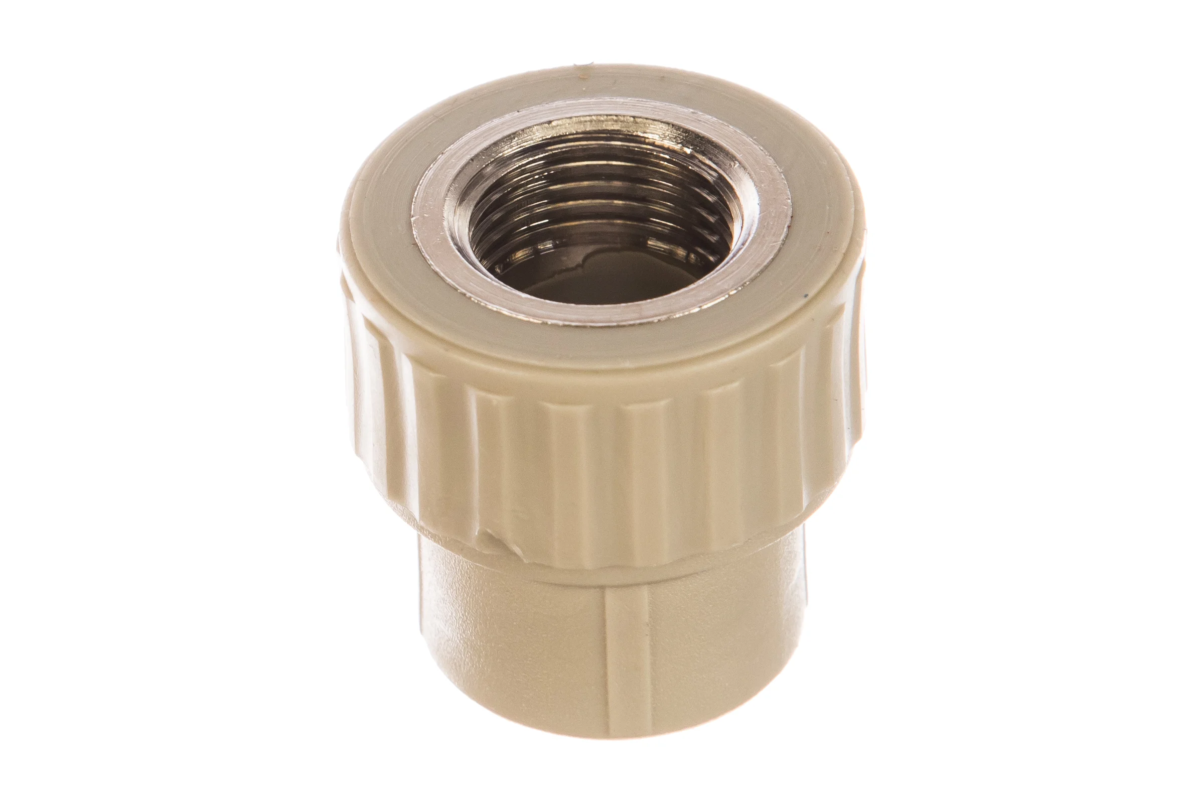 Муфта комбинированная с внутренней резьбой VALFEX PP-R серая, 20 мм х1/2" 10129020Г 127-0353