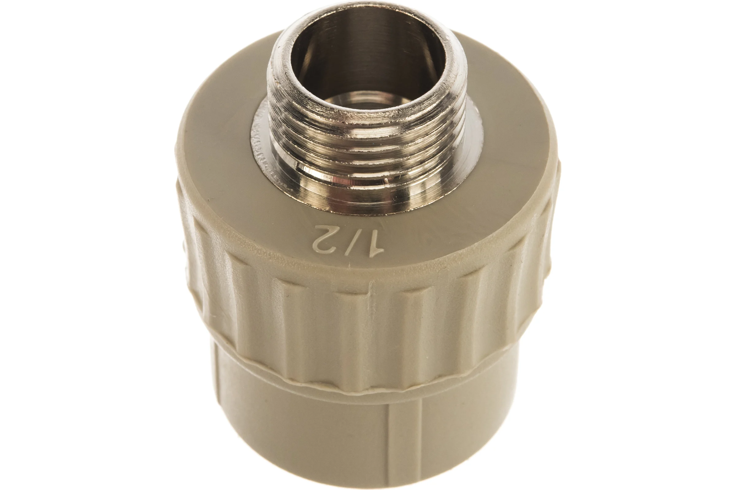 Муфта комбинированная с наружной резьбой VALFEX PP-R серая, 25 мм х1/2" 10130125Г 127-0361