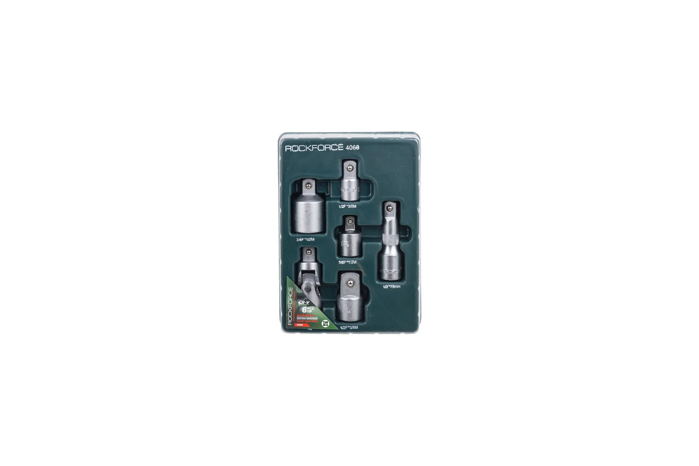 Набор адаптеров 6 предметов Rockforce RF-4068(58295)