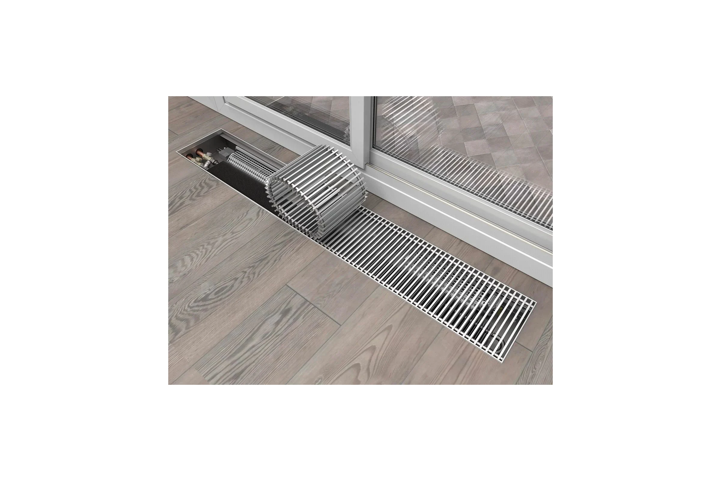 Конвектор КЗТО Бриз В 240х85 х2700 220V ТСМ