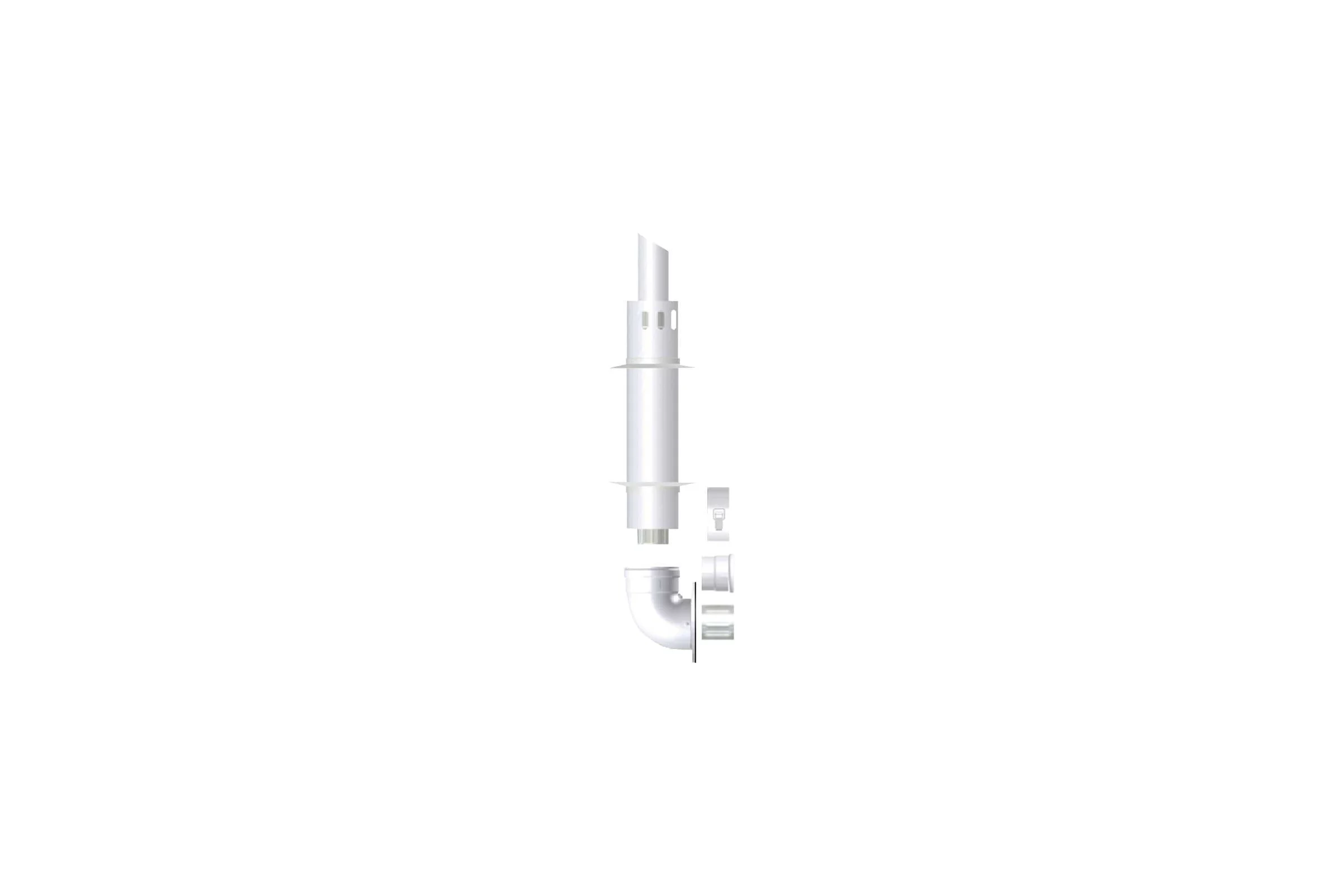 Комплект коаксиальный Termica антилед O60/100 универсальный KIT33