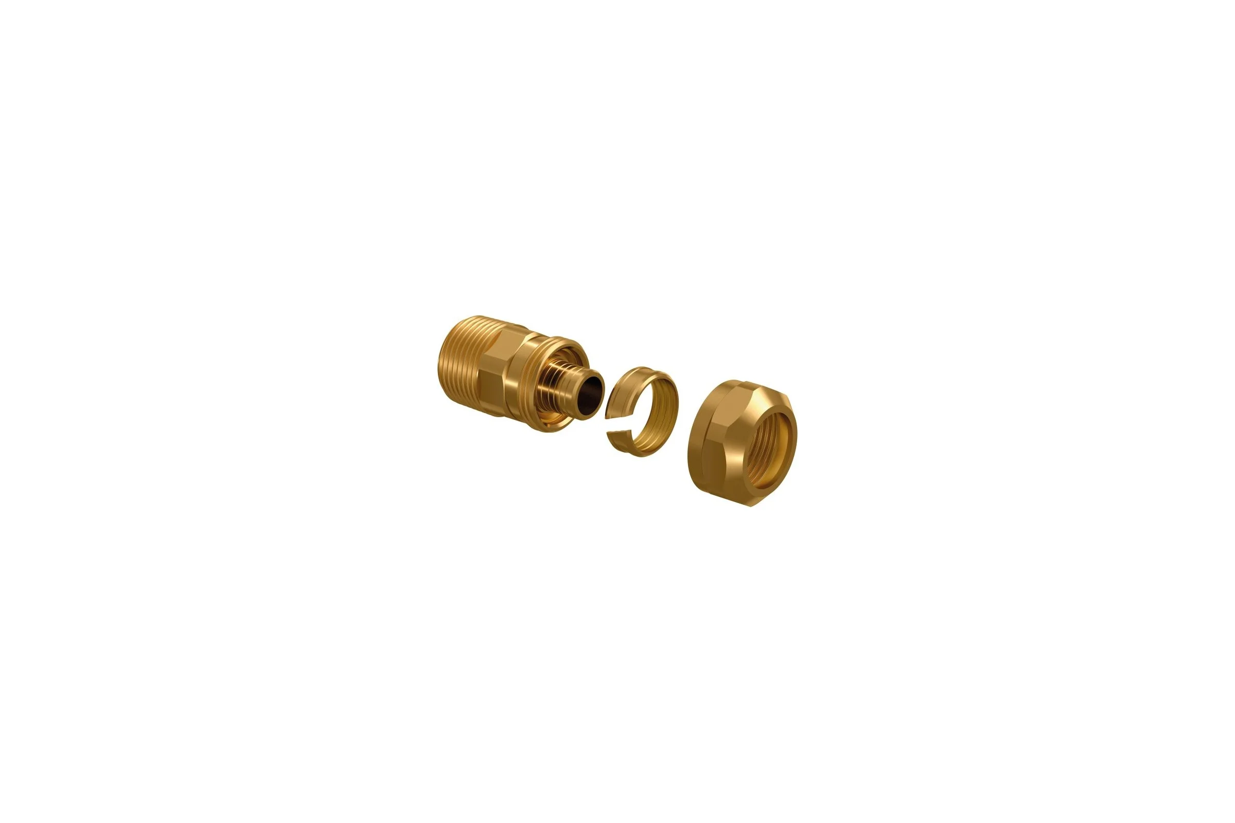 Зажимной штуцер Uponor Ecofleх 20х2.8-3/4, НР 1091505