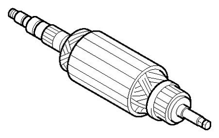Pотор в сборе к 9565/9564/9565H Makita 515234-7