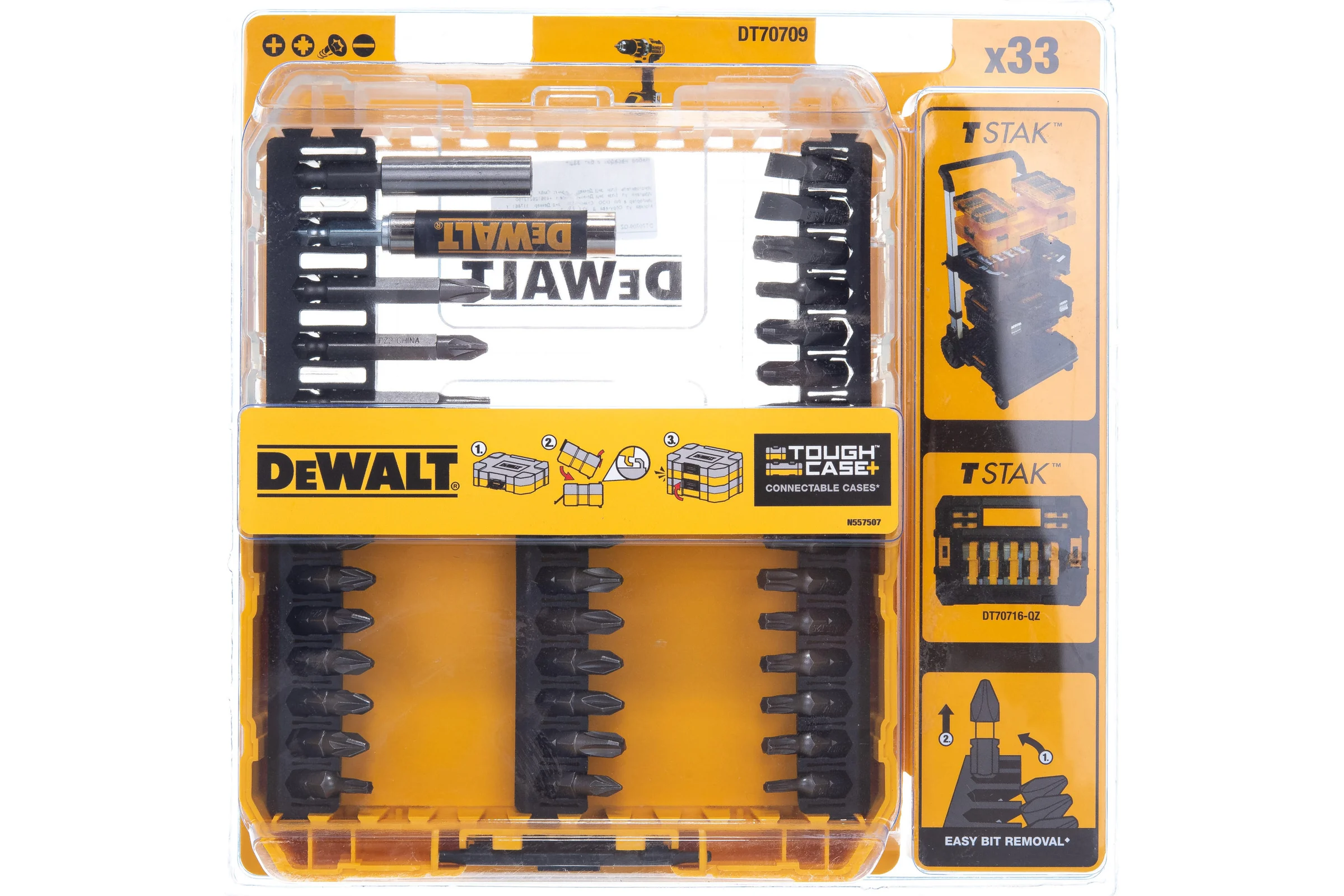 Набор насадок и бит T-Stak DEWALT DT70709-QZ