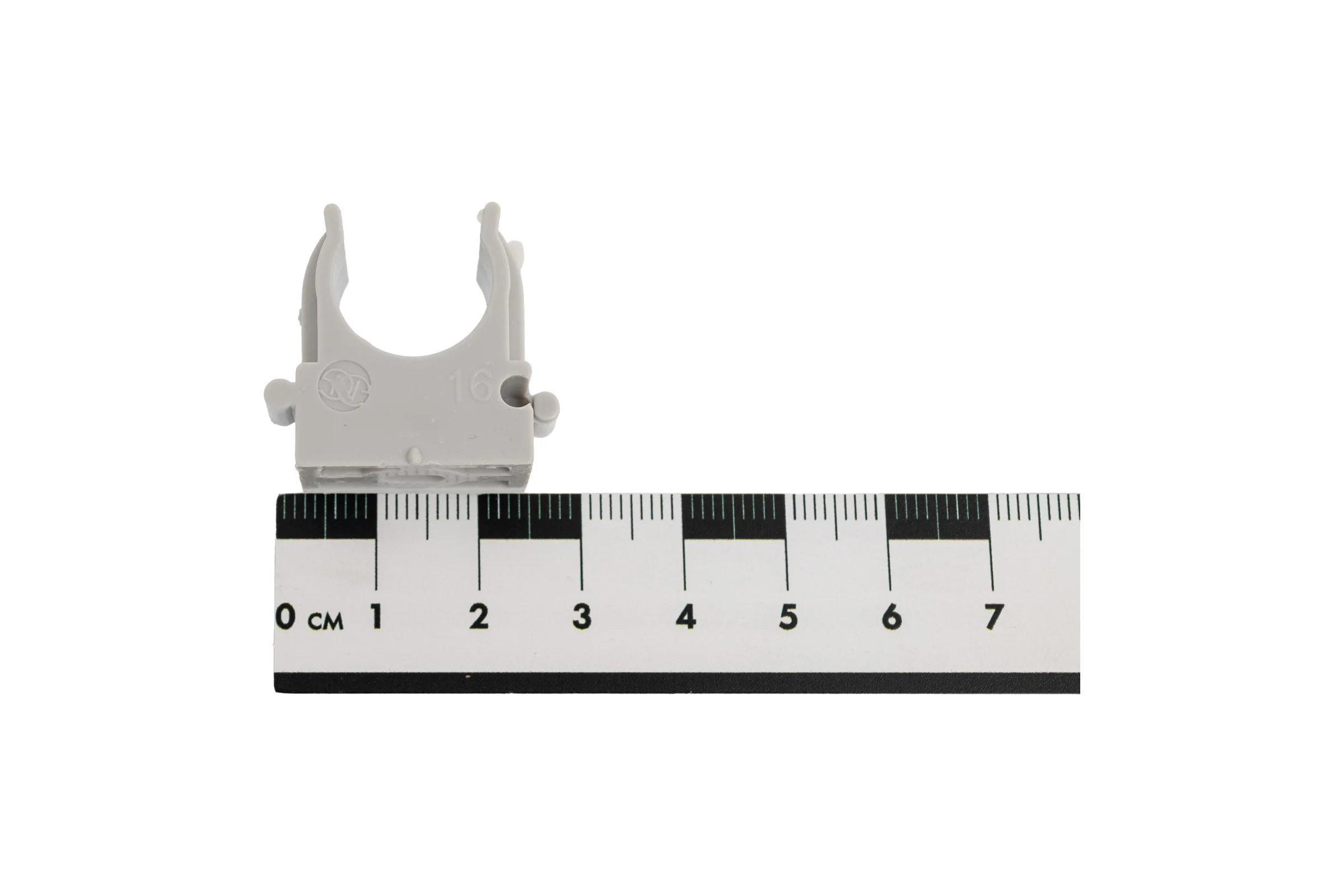 Клипса для монтажного пистолета GNG GN-ECLP-16G 16 мм, серая, 100 шт. GNECLP16G