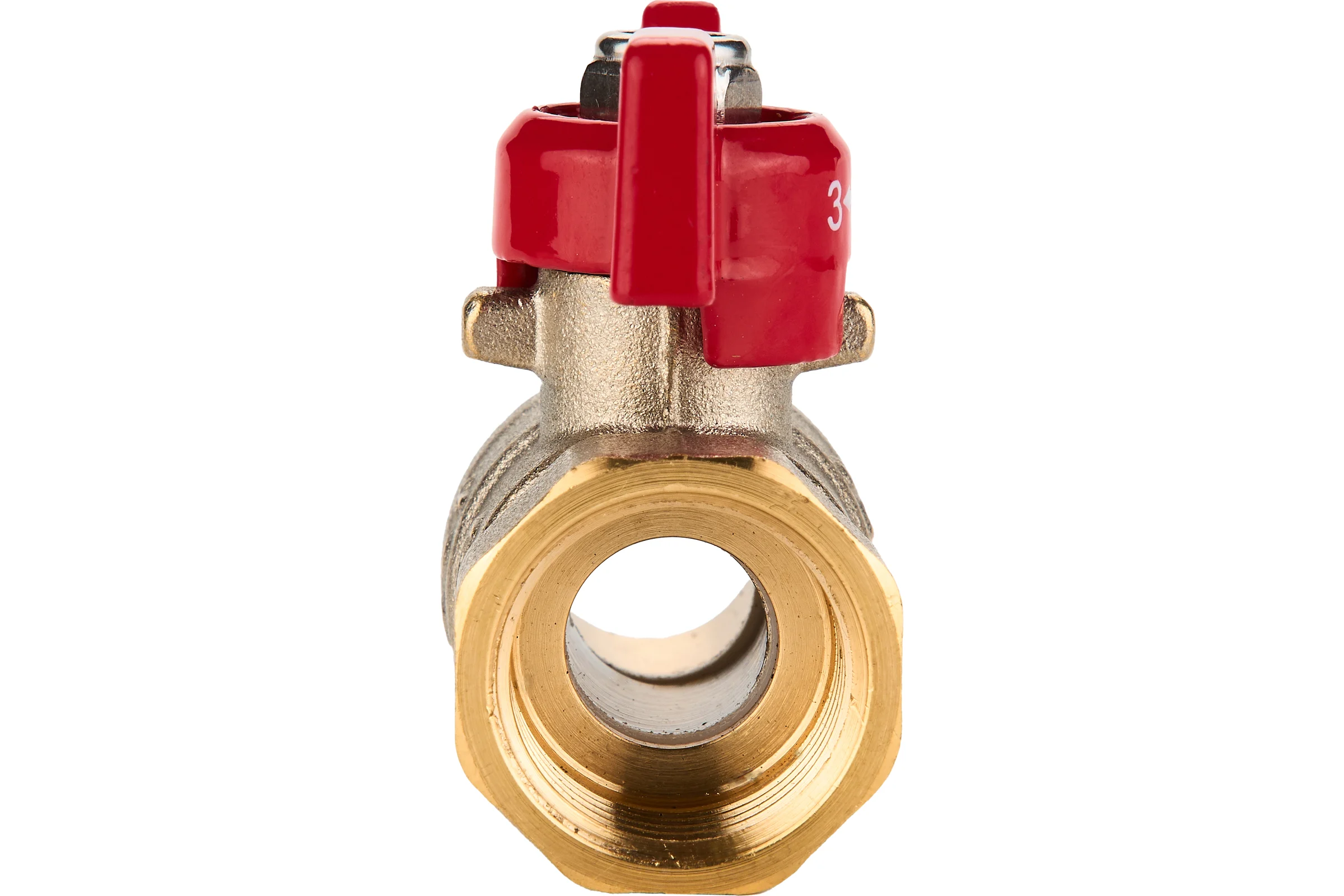 Шаровый кран SANEXT ГОСТ, PN40, Ду 15, ВР-НР 1/2" бабочка 8761