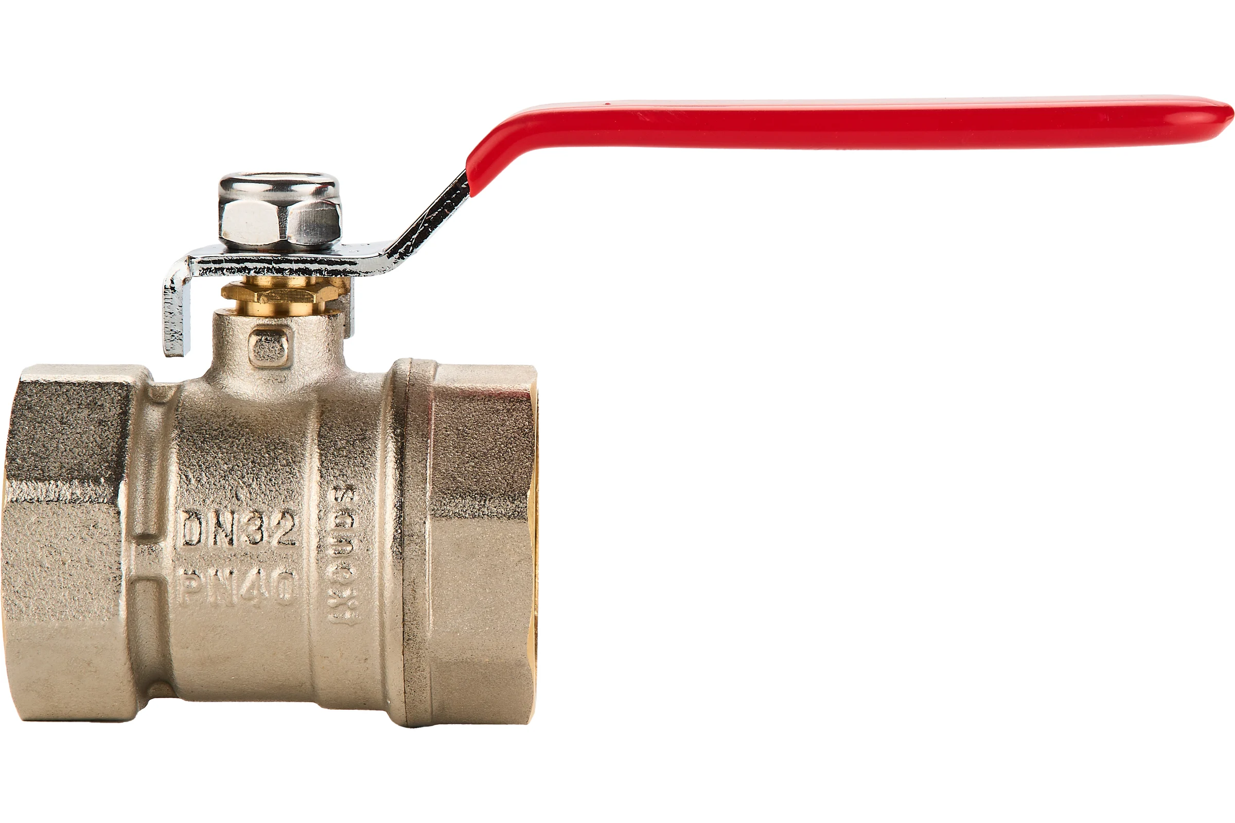 Шаровый кран SANEXT ГОСТ, PN40, Ду 32, ВР 1 1/4" рычаг 8754