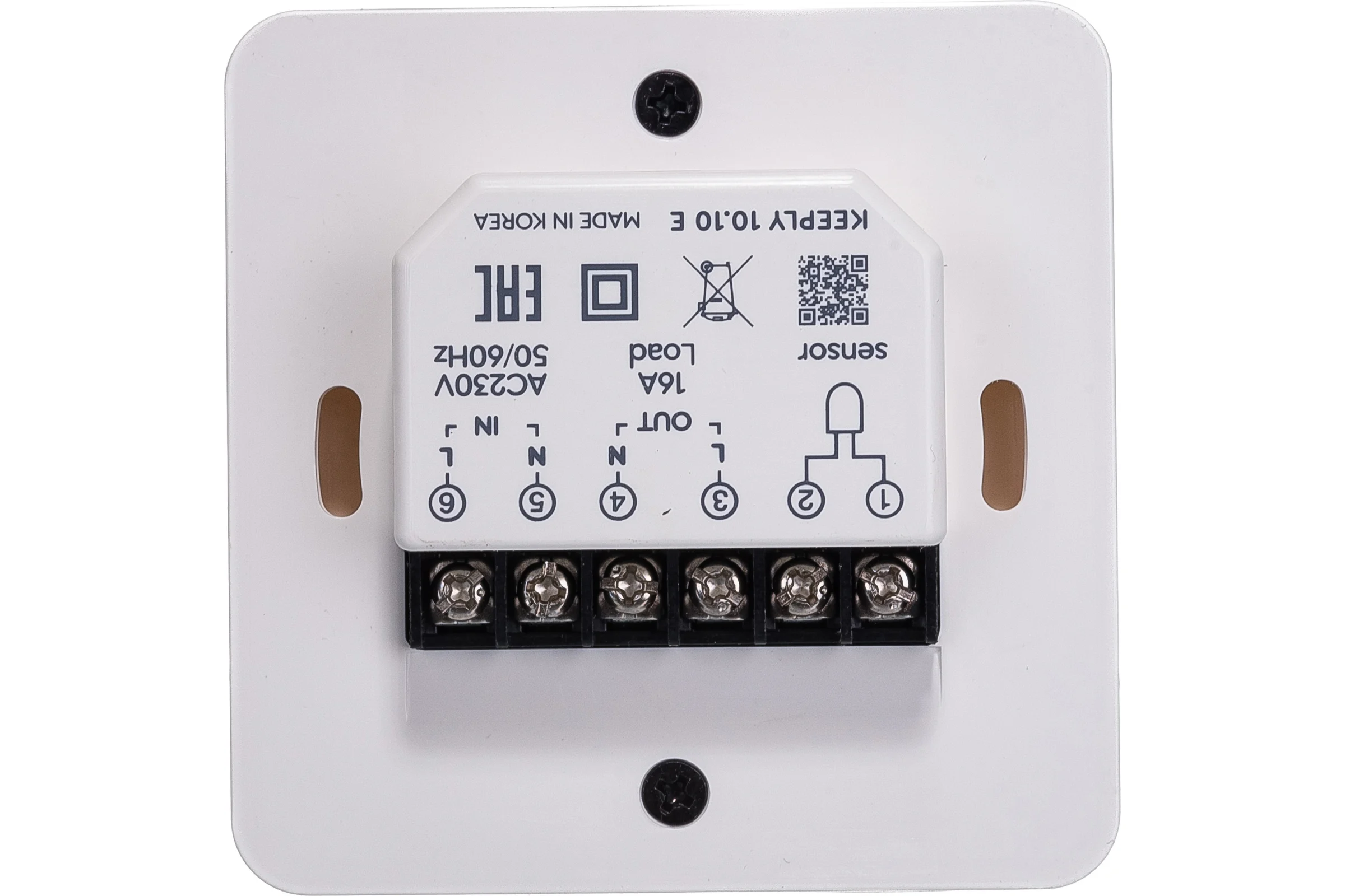 Терморегулятор белый 10.10 E KEEPLY KPL003501