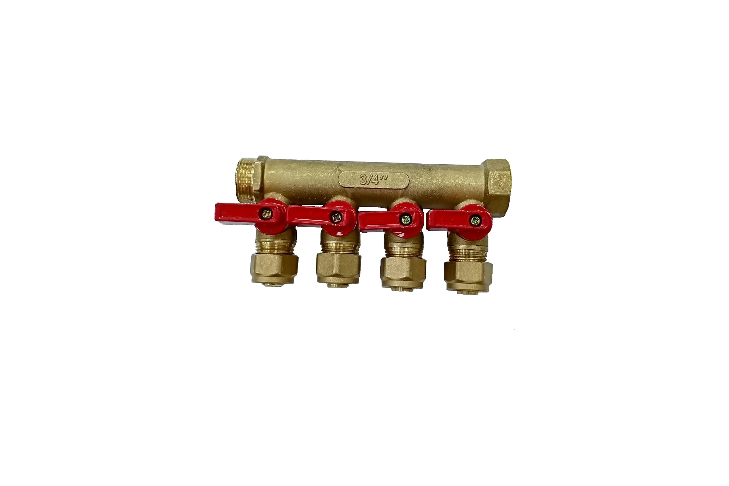 Коллектор для м/п труб 3/4x3/4x16x4 вых с кранами PROFLINE УТ-00036226