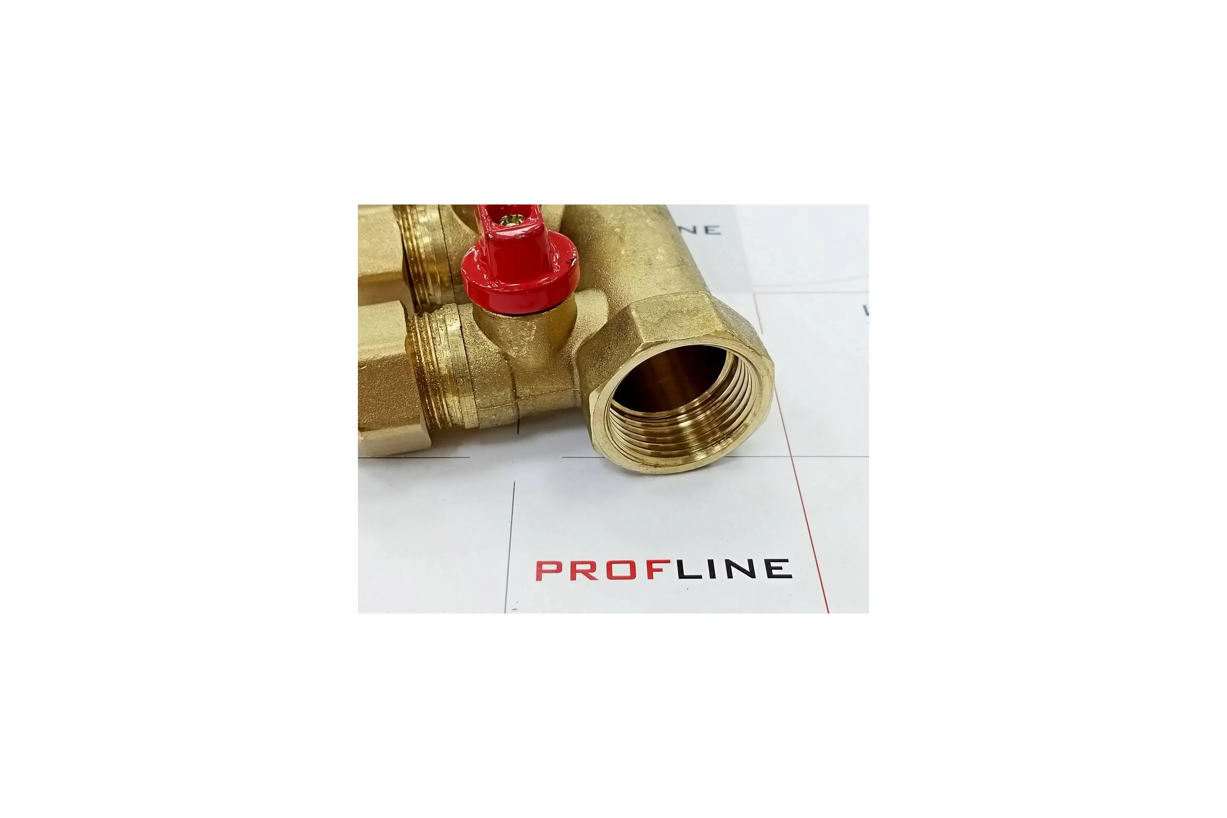 Коллектор для м/п труб 3/4x3/4x16x4 вых с кранами PROFLINE УТ-00036226