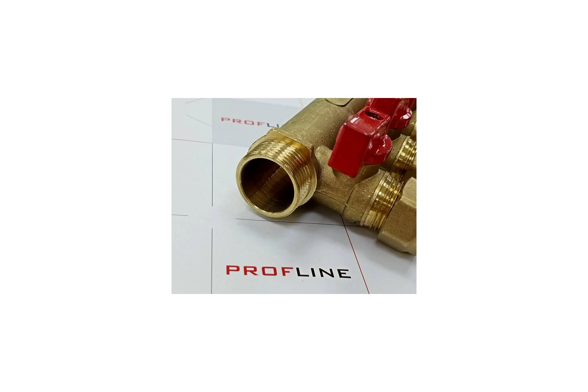 Коллектор для м/п труб 3/4x3/4x16x4 вых с кранами PROFLINE УТ-00036226