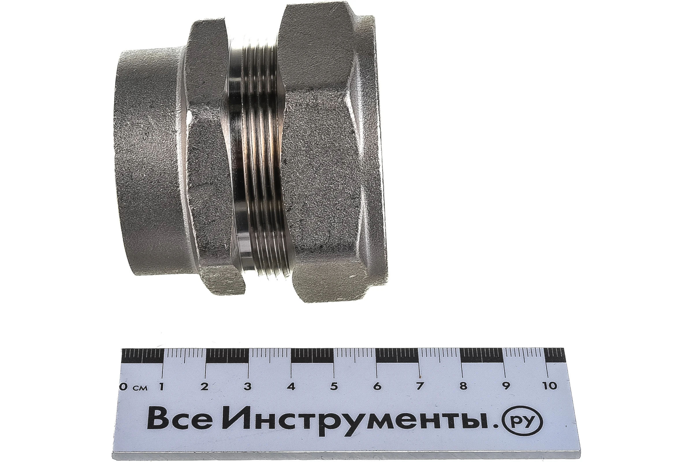 Муфта Lavita труба-вн. резьба усиленная V/S 40х1 1/2 F никель V/S 401 1/2 (F) никель