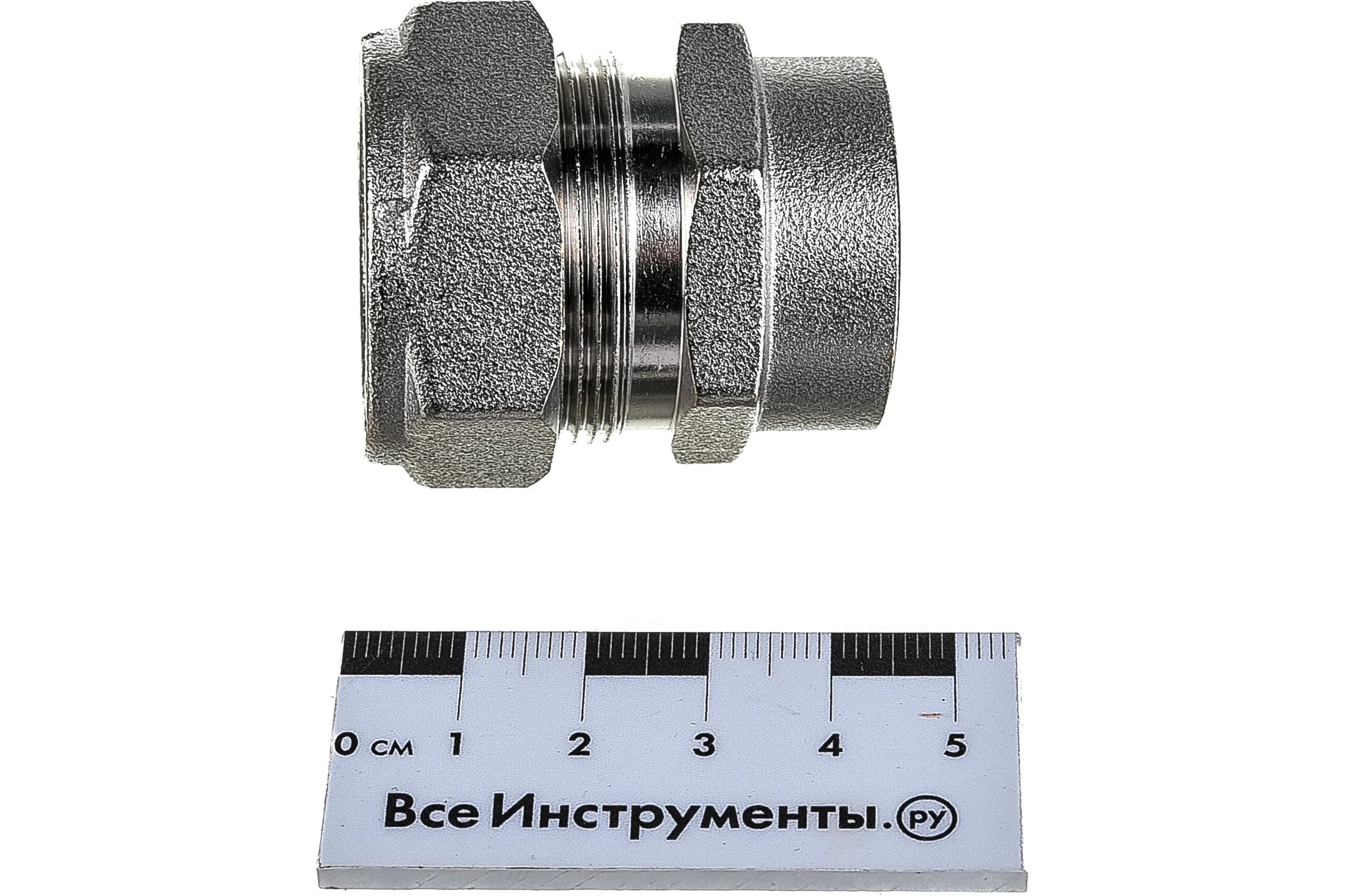 Муфта Lavita труба-вн. резьба усиленная V/S F 20х3/4 HP, НИКЕЛ V/S (F) 203/4" HP, НИКЕЛ