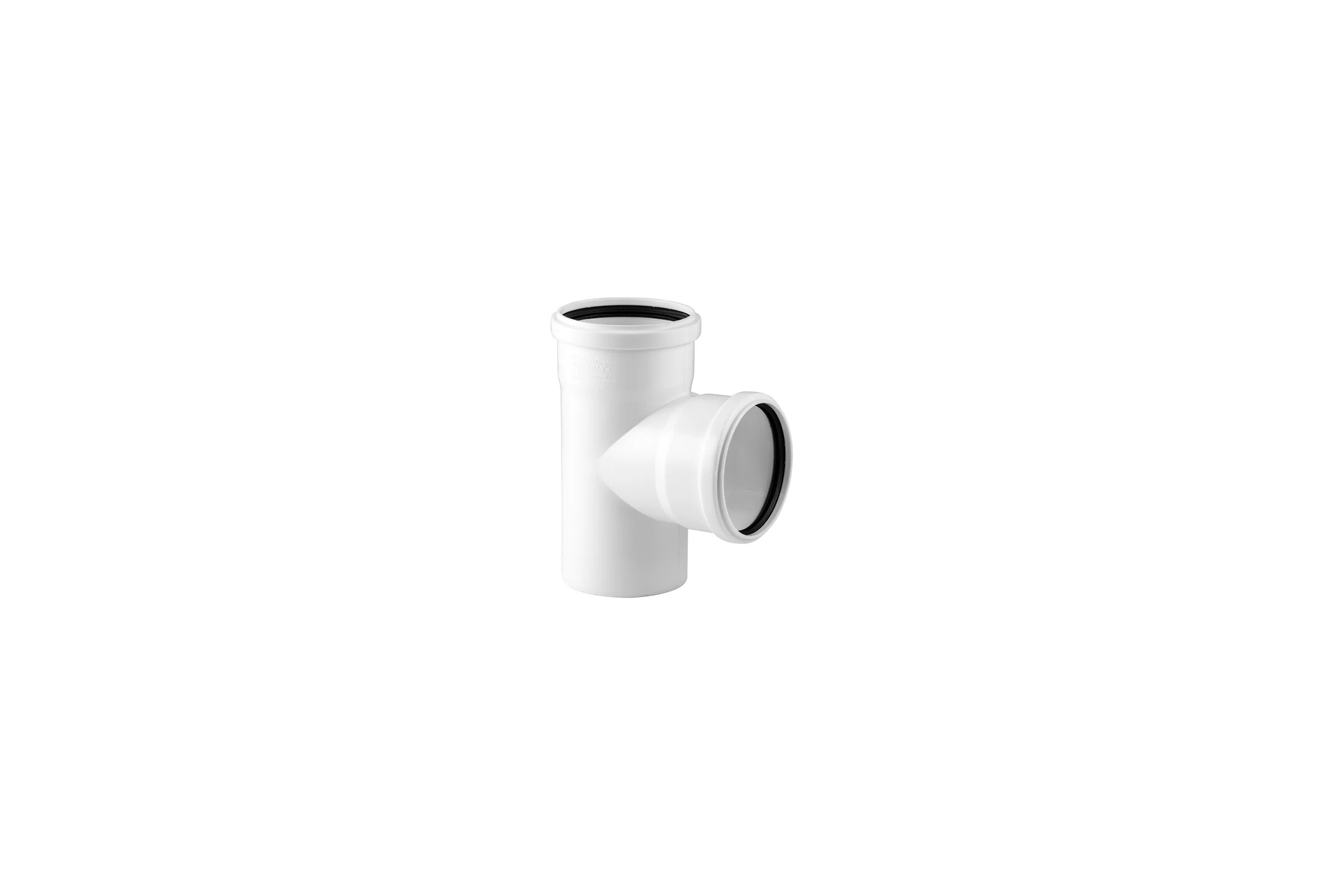 Тройник RTP ELITE МК ПП 50/40x87, белый 43349