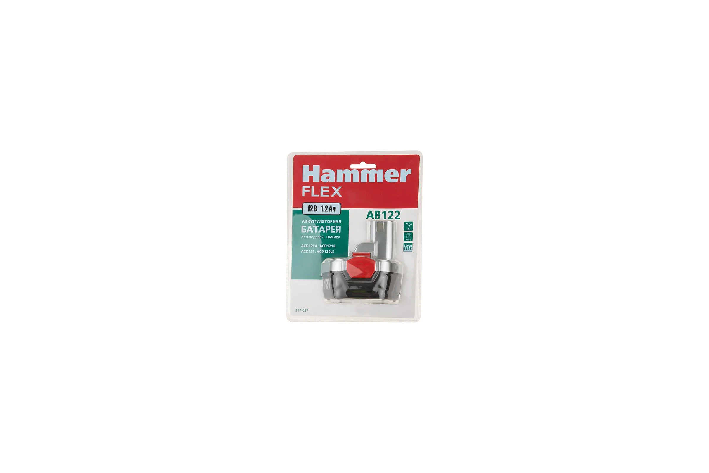 Аккумулятор Flex AB122 (12 В; 1.2 Ач) для Flex ACD121A/ACD121B/ACD122 HAMMER 36356