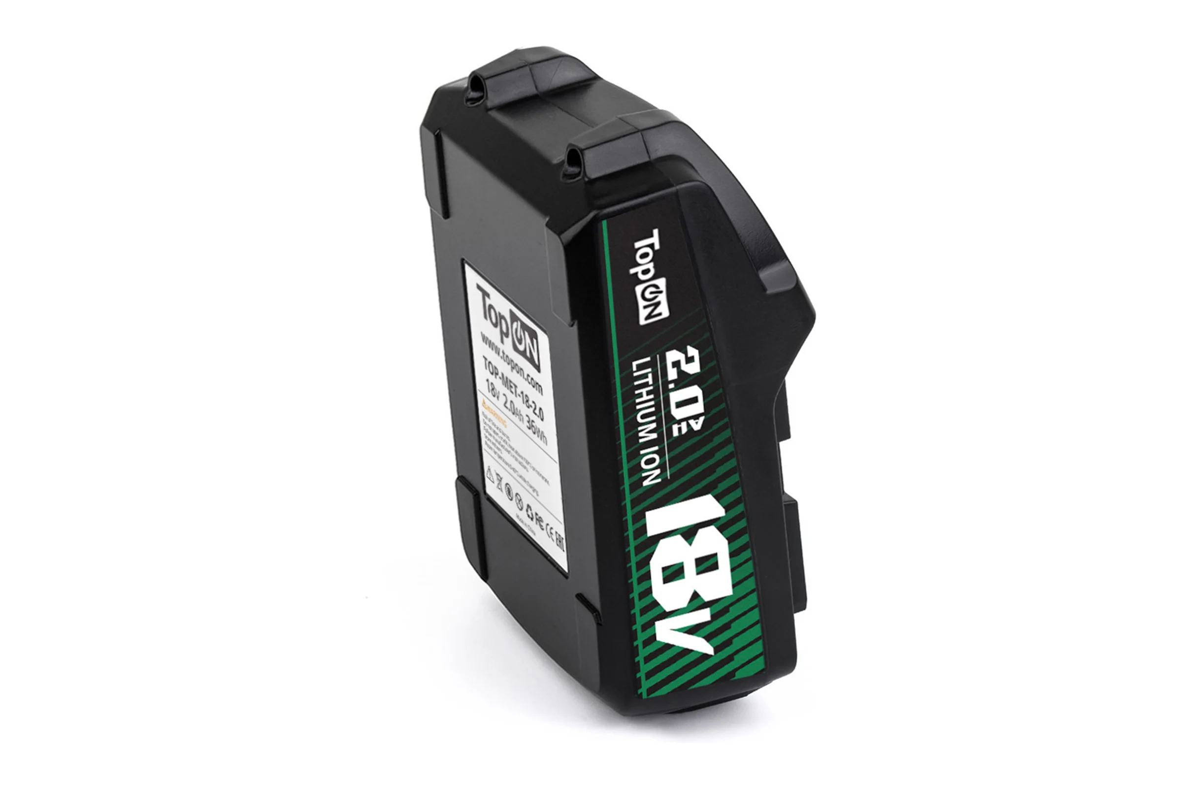 Аккумулятор для Metabo TopOn 18V 2.0Ah Li-Ion PN: 625457000. TOP-MET-18-2.0