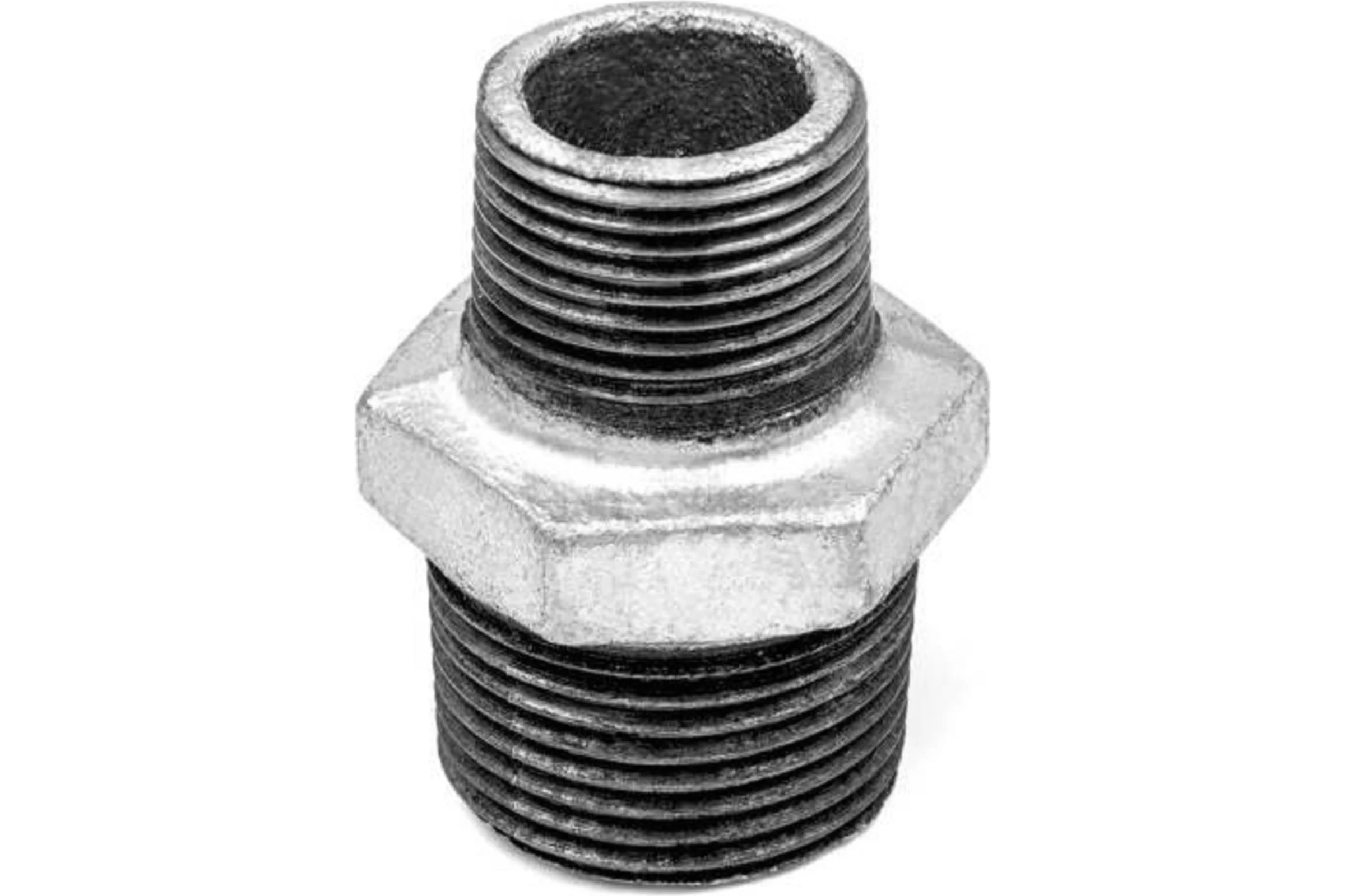 Нипель переходной BTI чугун оцинкованный, 1"х3/4" НР 1714 100 11I