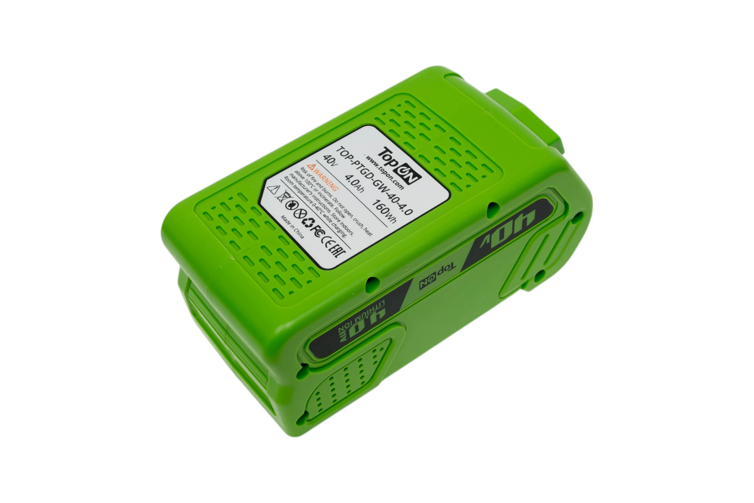 Аккумулятор TopOn 40V 4Ah (Li-Ion) PN: G40B3 TOP-PTGD-GW-40-4.0