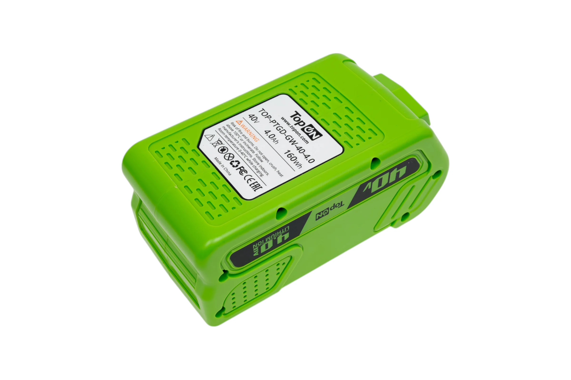 Аккумулятор TopOn 40V 4Ah (Li-Ion) PN: G40B3 TOP-PTGD-GW-40-4.0