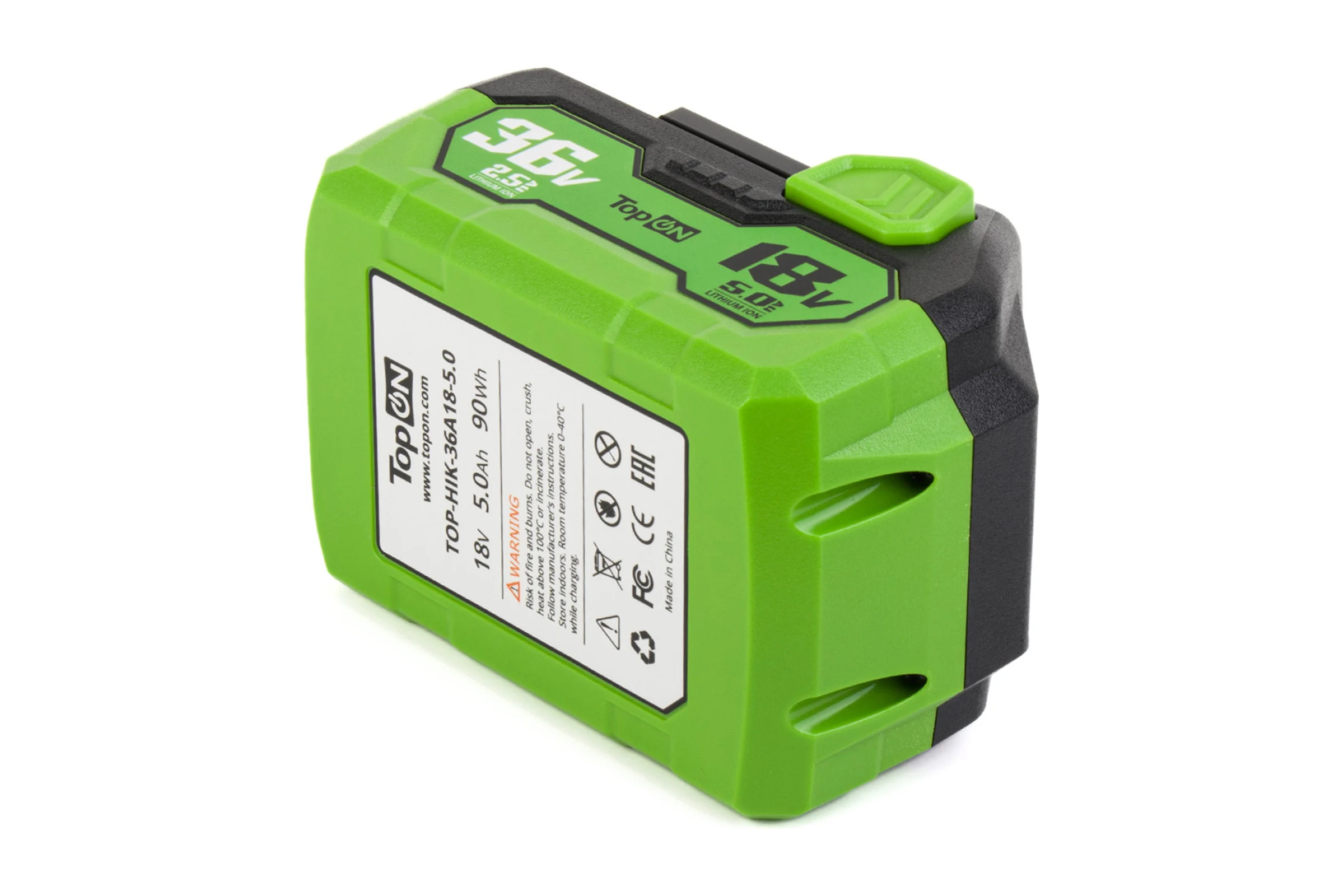 Аккумулятор для Hikoki TopOn 18В, 5.0Ач / 36В, 2.5Ач (Li-Ion) PN: BSL36A18 TOP-HIK-36А18-5.0