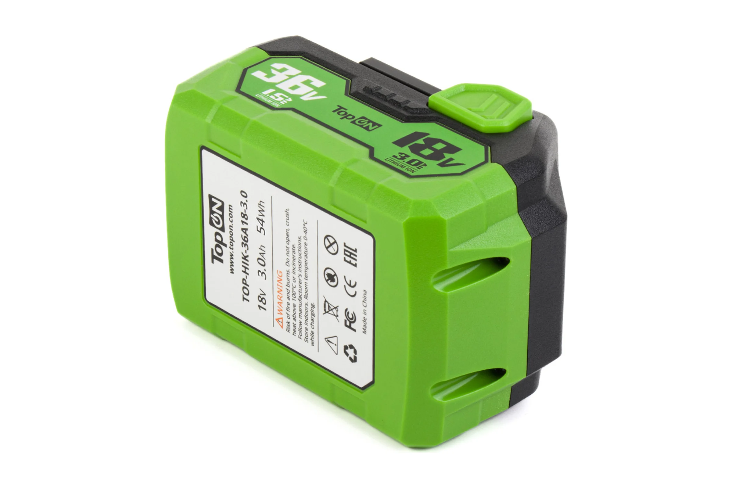 Аккумулятор для Hikoki TopOn 18 В, 3.0 Ач/36 В, 1.5 Ач (Li-Ion) PN: BSL36A18. TOP-HIK-36А18-3.0