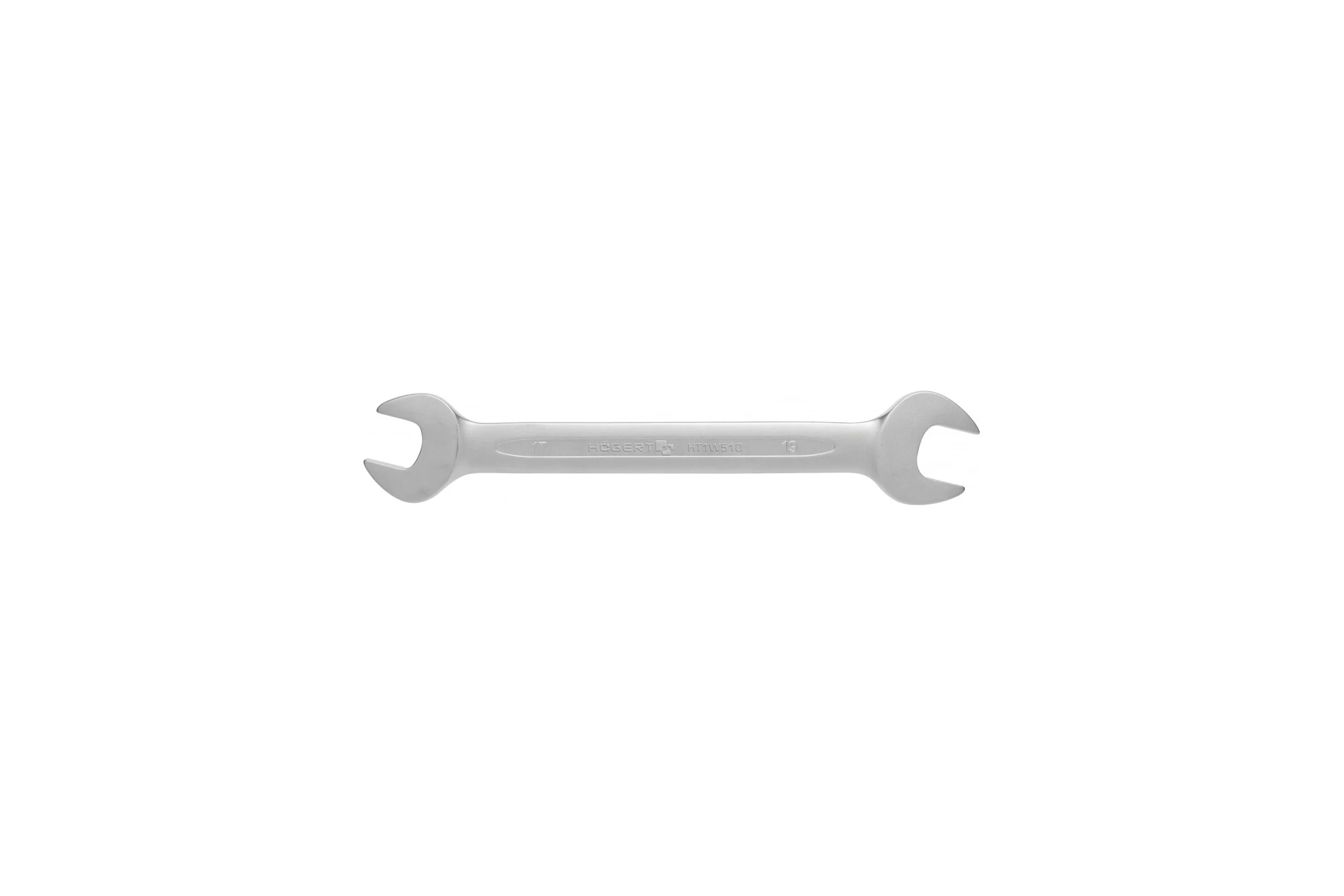 Ключ HOEGERT TECHNIK двухсторонний рожковый 19x22 мм, сталь CrV, DIN 3110 HT1W512