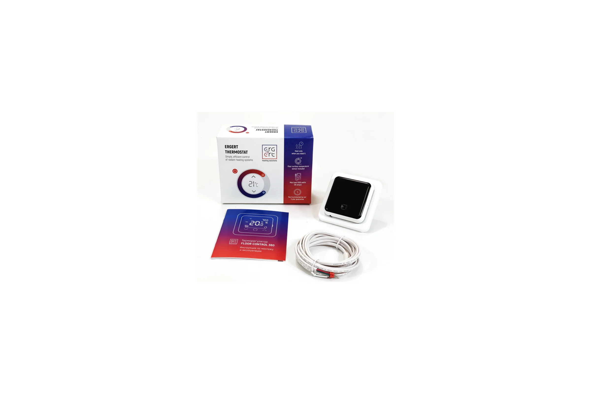 Терморегулятор ERGERT Floor control 360 White