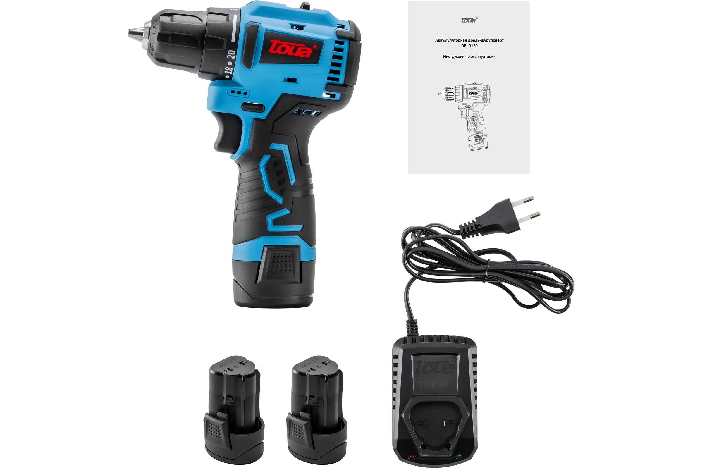 Аккумуляторный шуруповерт TOUA 12 v DBLD120
