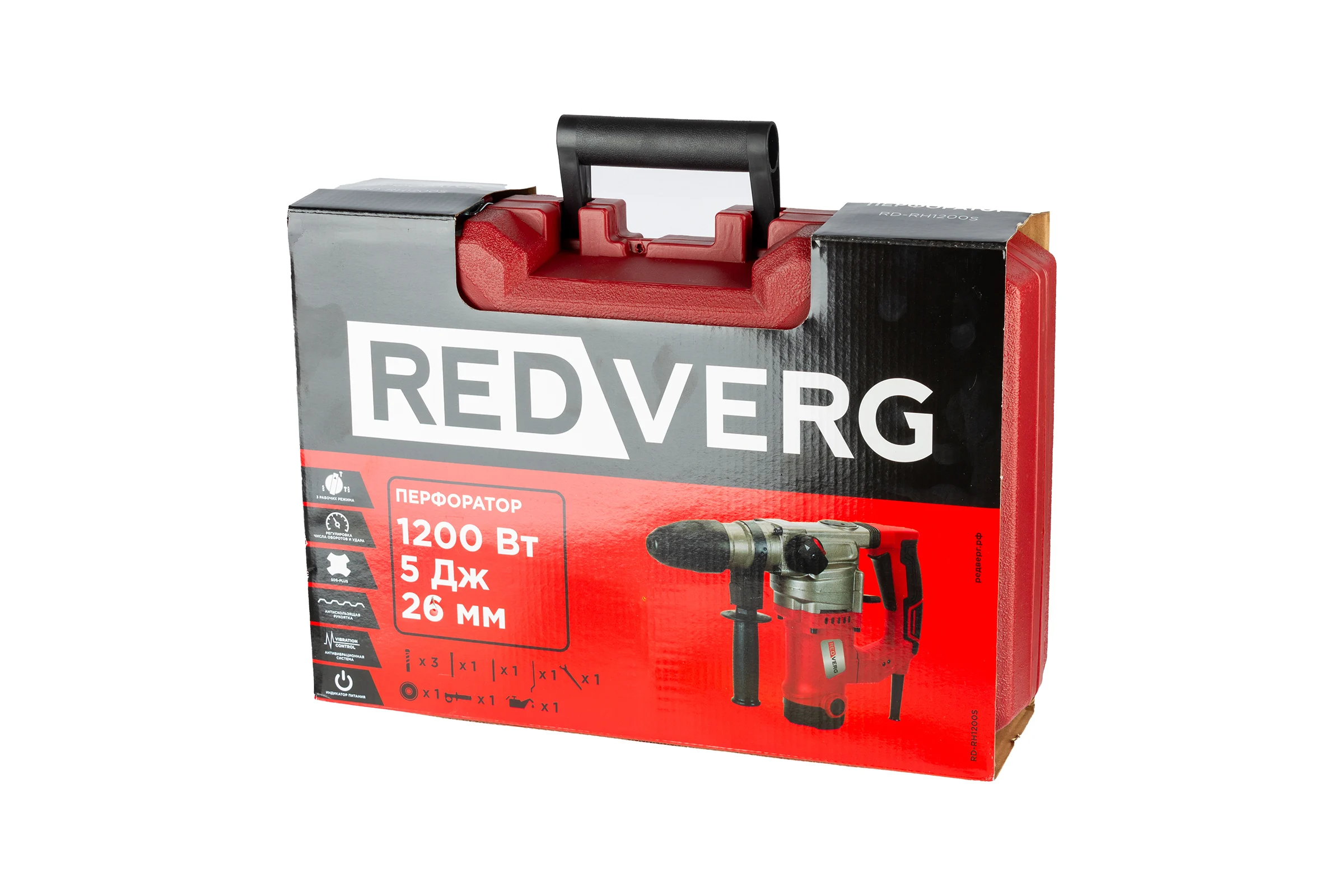 Перфоратор REDVERG RD-RH1200S 6686981