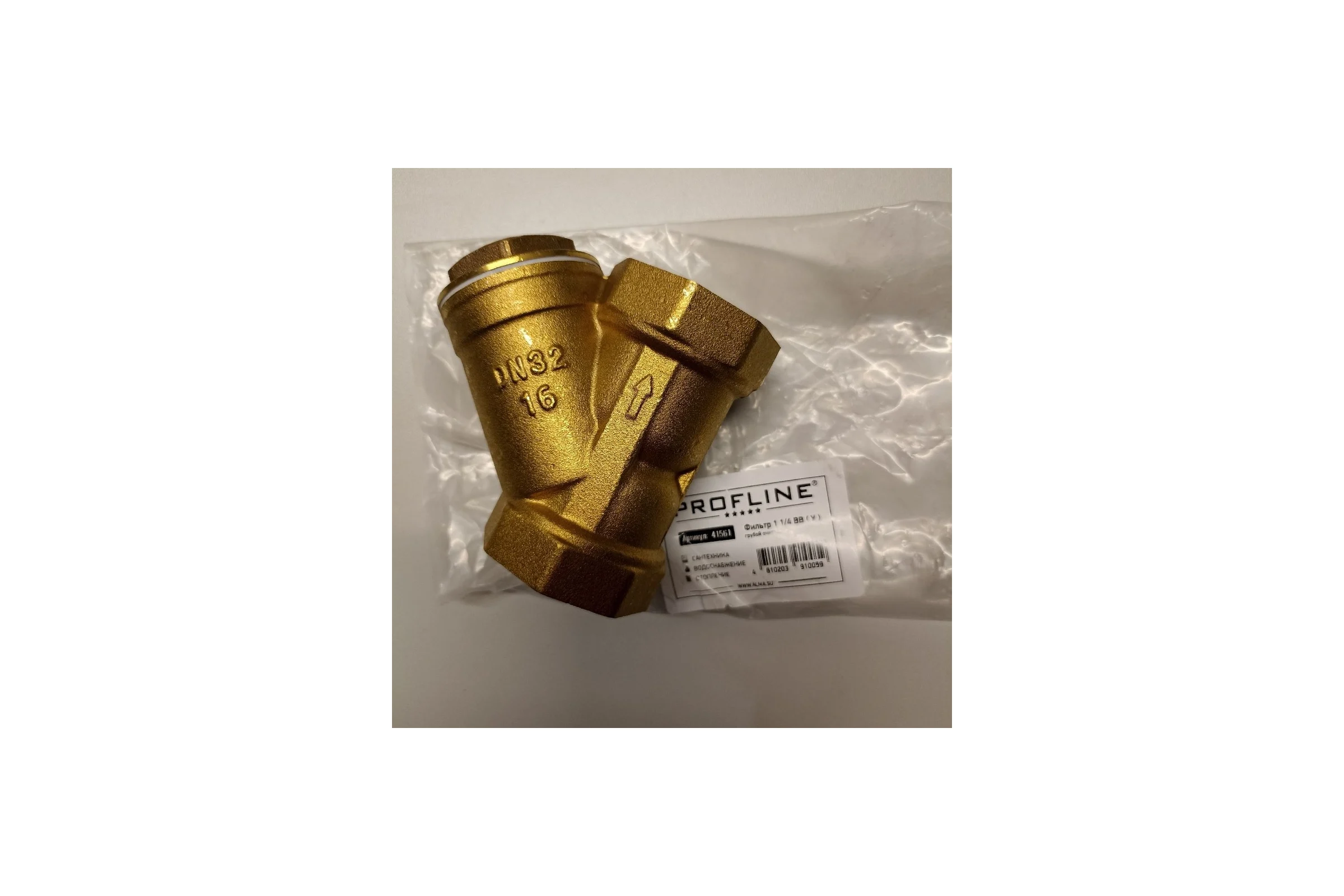 Фильтр грубой очистки PROFLINE 1 1/4 В/В У - образный УТ-00041561