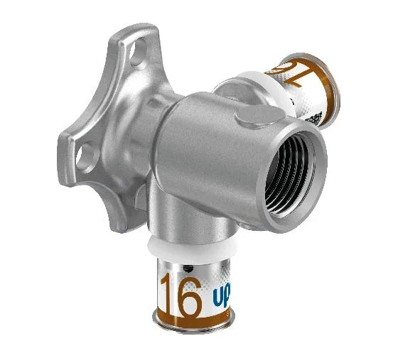 Водорозетка Uponor S-Press Plus RP 16-1/2 дюйм ВР-16 проходная длинная 1070648