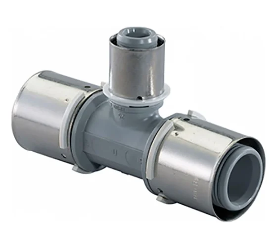Тройник Uponor S-Press RP 50-1 дюйм ВР-50 с внутренней резьбой латунный 1046929