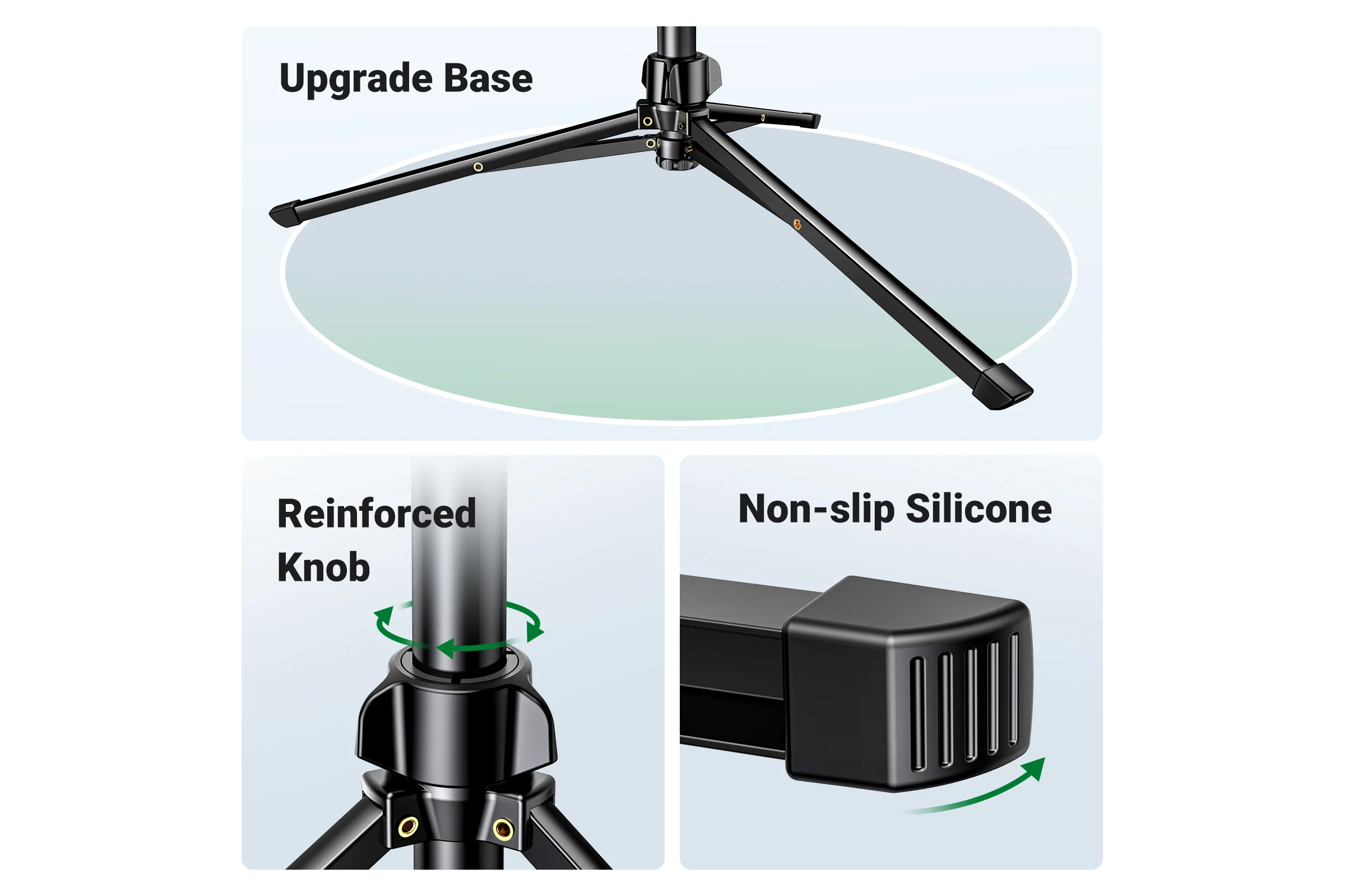 Трипод LP680 Tripod Stand 1.7m With Bluetooth Remote For selfie Livestream черный Ugreen 15609_